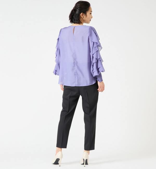 TIARA「フリルスリーブブラウス」|シャツ・ブラウス|