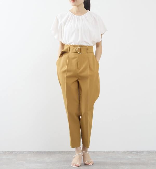 TIARA「ゴールドベルトタックパンツ」|その他|