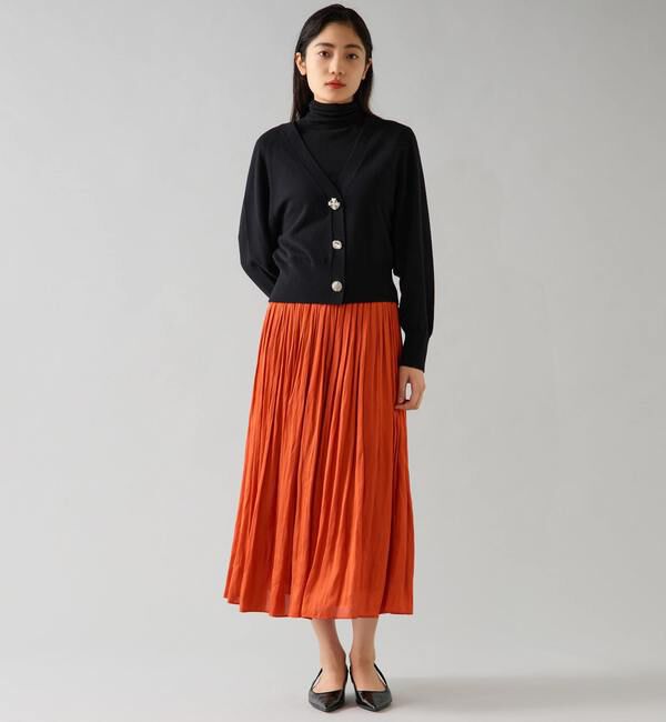 TIARA「ビジューボタンカーディガン」|ニット・セーター|