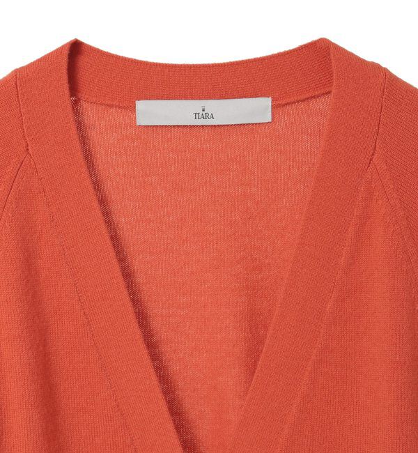 TIARA「ビジューボタンカーディガン」|ニット・セーター|