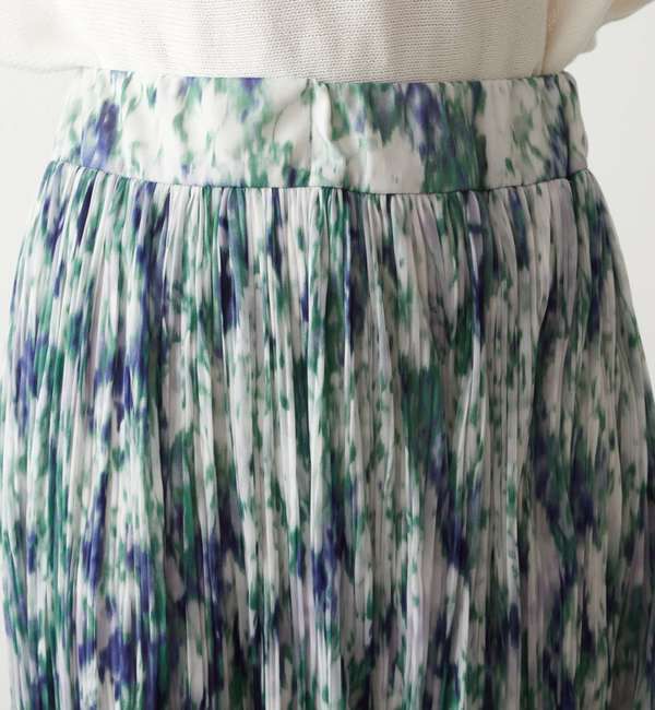 Liesse「ほぐし柄プリーツスカート」|スカート|