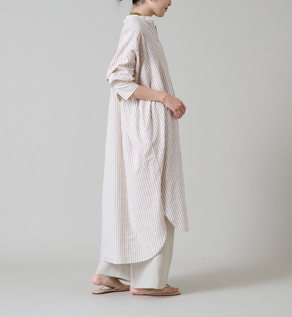 Liesse「リネンシャツワンピース」|ワンピース|