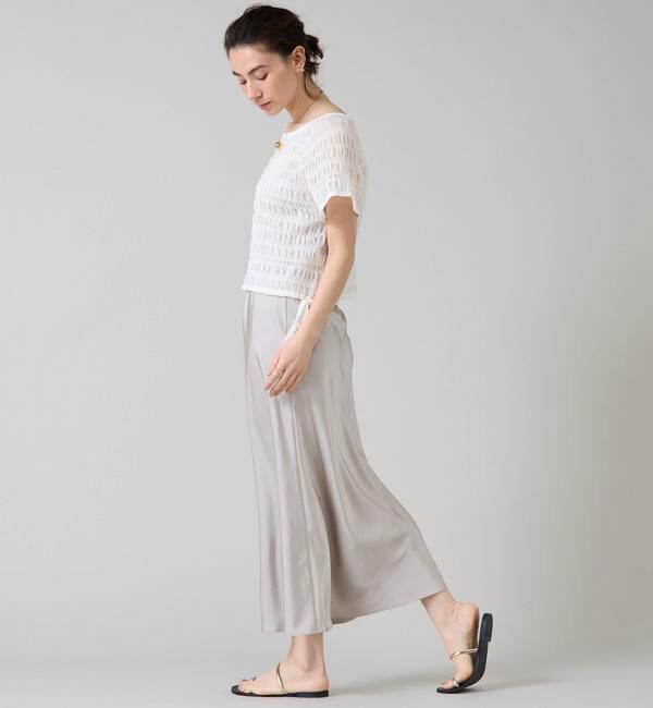 Liesse「《大草直子さん着用》バイアスナロースカート」|スカート|