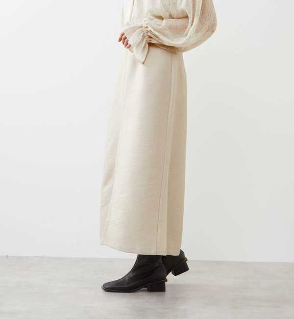 Soffitto「メタリックロングスリットスカート」|スカート|