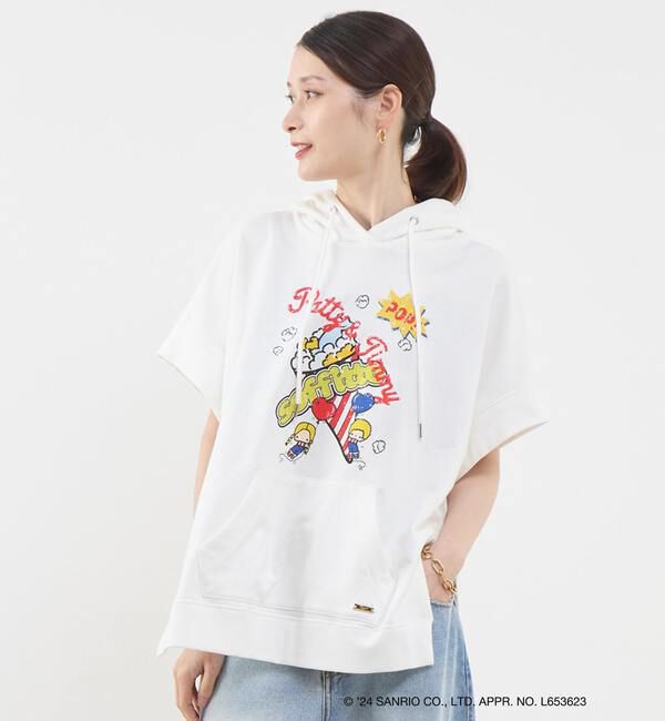 Soffitto「【Soffitto&times;PATTY&JIMMY】コラボ　ハーフスリーブフーディ」|パーカー|オフホワイト