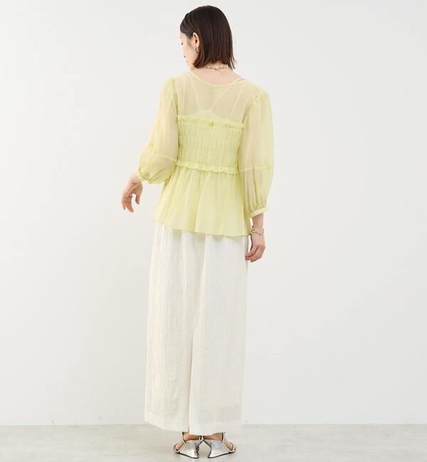 Soffitto「縦プリーツ細見えIラインスカート」|スカート|
