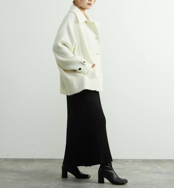 SOFFITTO「モヘヤ混コクーンシャギーコート」|その他|