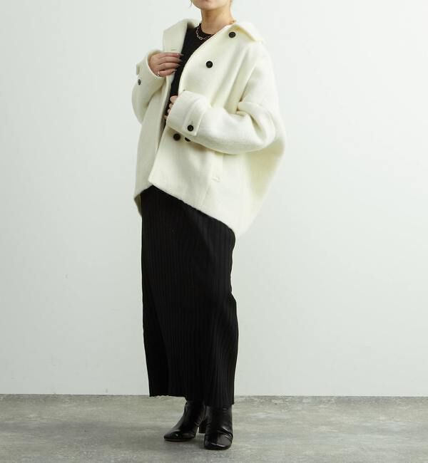 SOFFITTO「モヘヤ混コクーンシャギーコート」|その他|