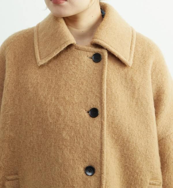 SOFFITTO「モヘヤ混コクーンシャギーコート」|その他|