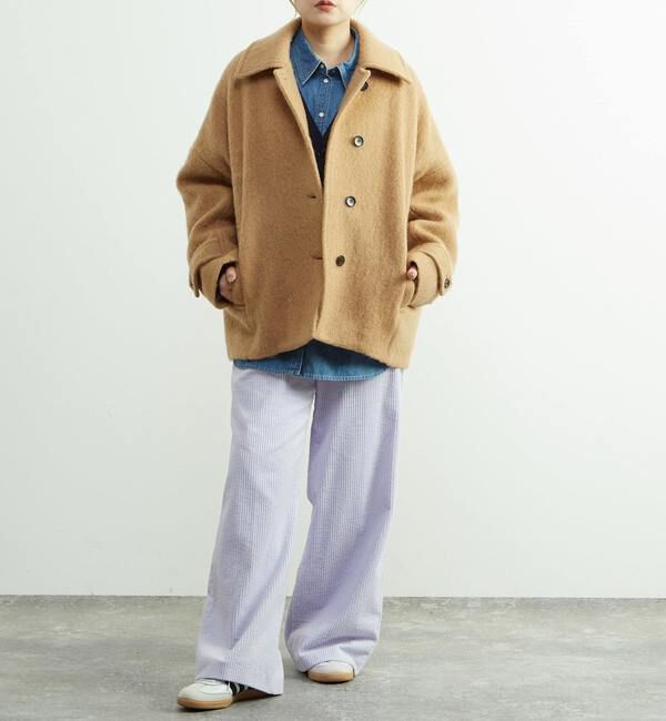 SOFFITTO「モヘヤ混コクーンシャギーコート」|その他|