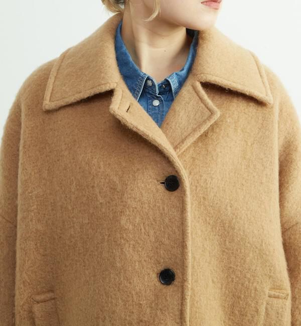 SOFFITTO「モヘヤ混コクーンシャギーコート」|その他|