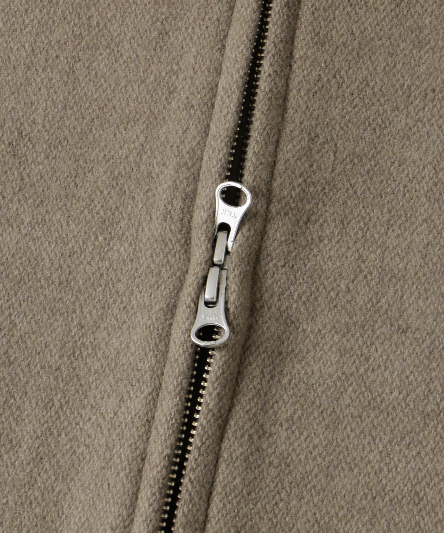 URBAN RESEARCH DOORS「ウールブレンドハリントンジャケット」|ノーカラーコート|