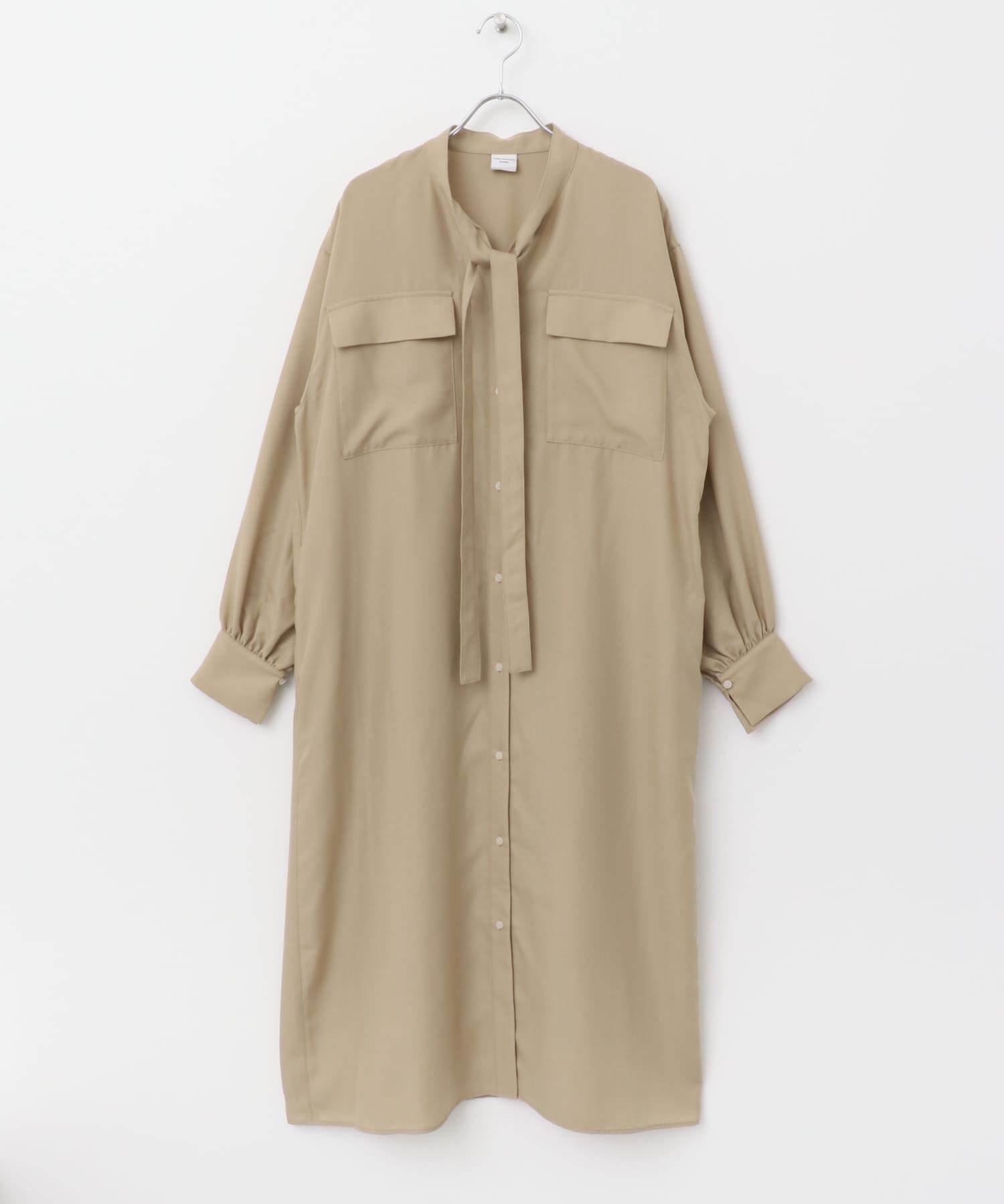 URBAN RESEARCH DOORS「ボウタイワークシャツワンピース」|ワンピース|