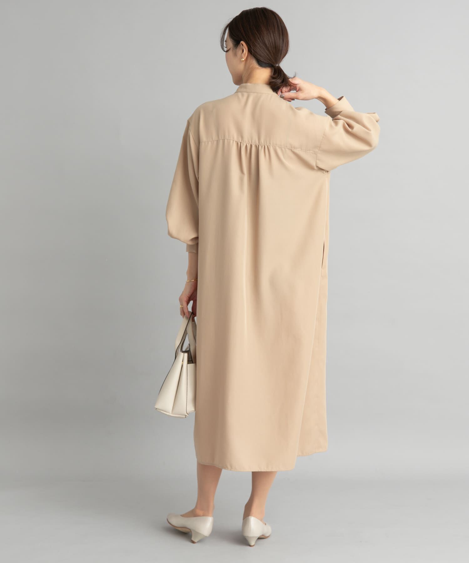 URBAN RESEARCH DOORS「ボウタイワークシャツワンピース」|ワンピース|