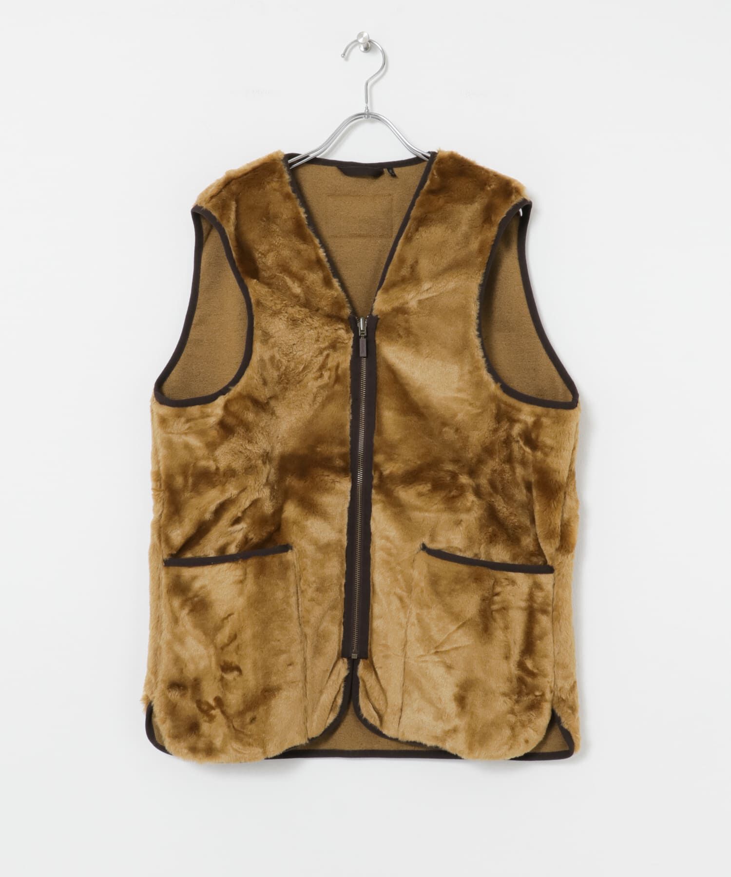 URBAN RESEARCH DOORS「Barbour　fur liner」|ノーカラーコート|