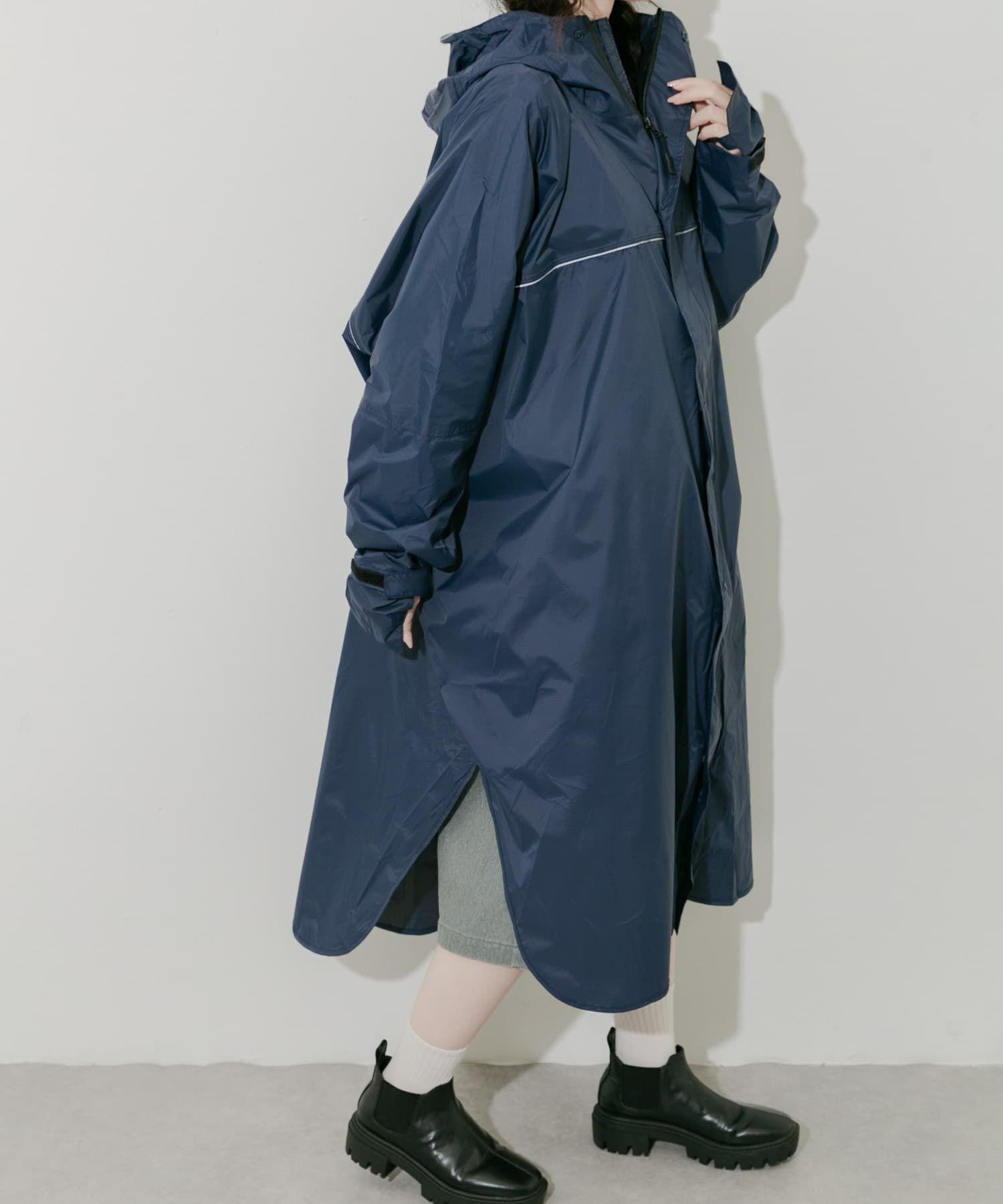 SMELLY「『WEB限定』『ユニセックス』Wpc.　バイシクルスリーブポンチョ」|ポンチョ・ケープ|