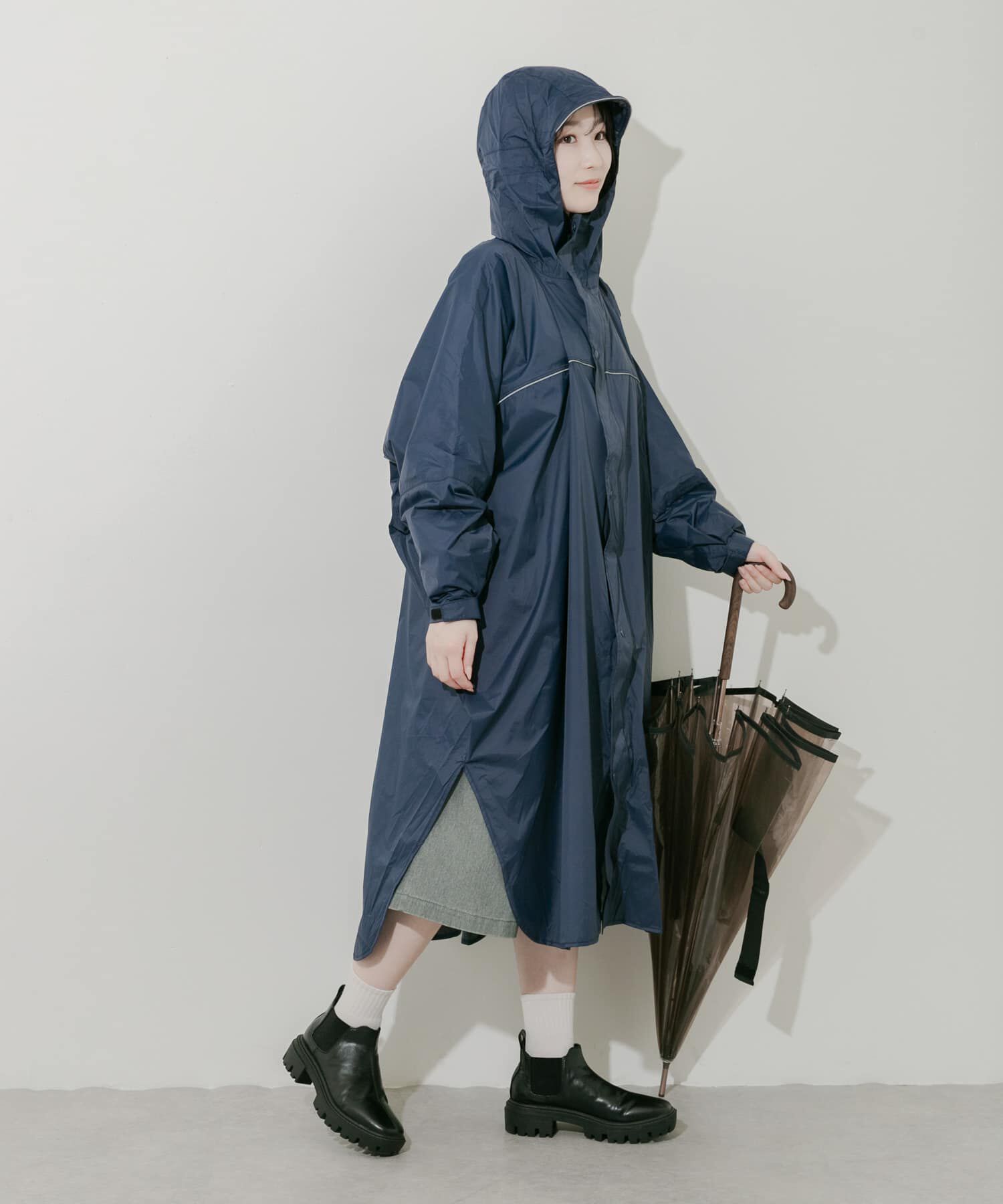 SMELLY「『WEB限定』『ユニセックス』Wpc.　バイシクルスリーブポンチョ」|ポンチョ・ケープ|