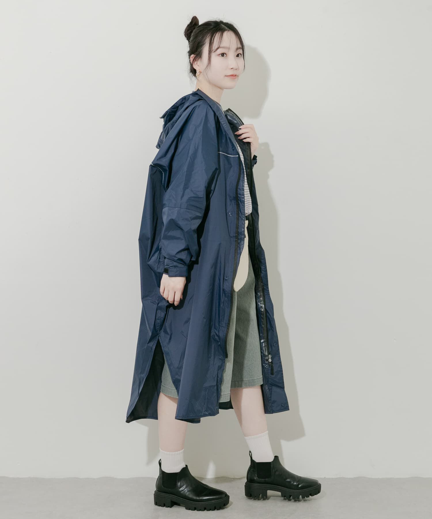 SMELLY「『WEB限定』『ユニセックス』Wpc.　バイシクルスリーブポンチョ」|ポンチョ・ケープ|