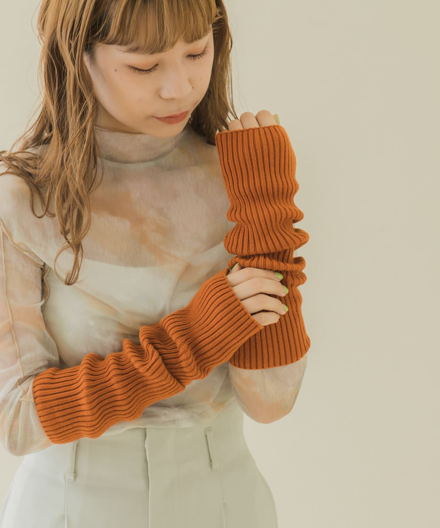 SMELLY「2WAYアームウォーマー」|手袋|