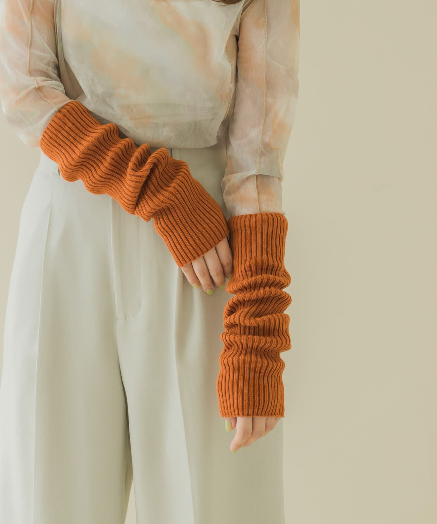 SMELLY「2WAYアームウォーマー」|手袋|