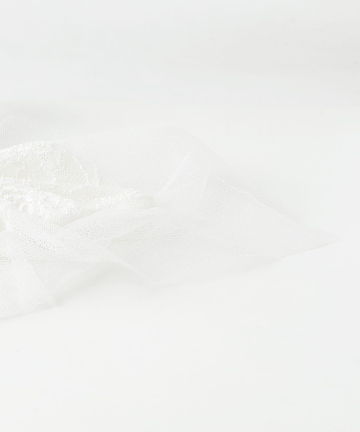 SMELLY「チュールレーススクエアシュシュ」|ヘアゴム・シュシュ|