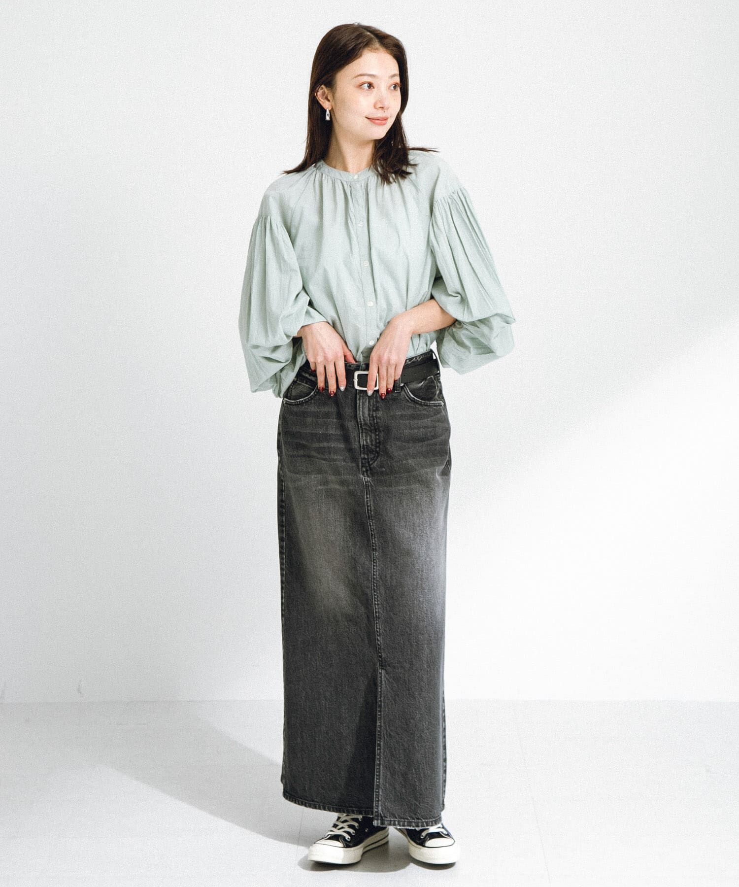 Sonny Label 「Aラインデニムスカート」|スカート|