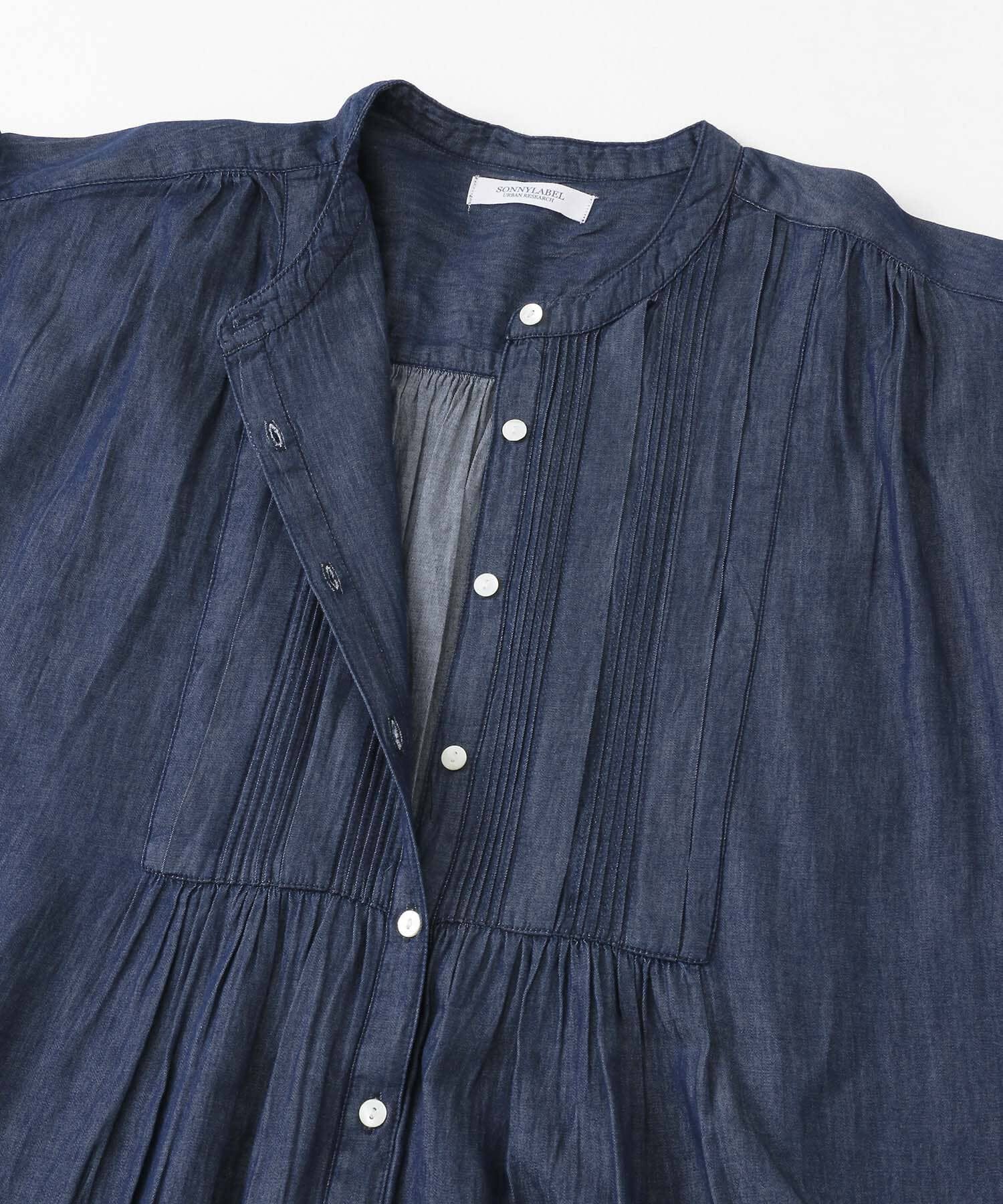 Sonny Label 「デニムピンタックヨークフレンチワンピース」|ワンピース|