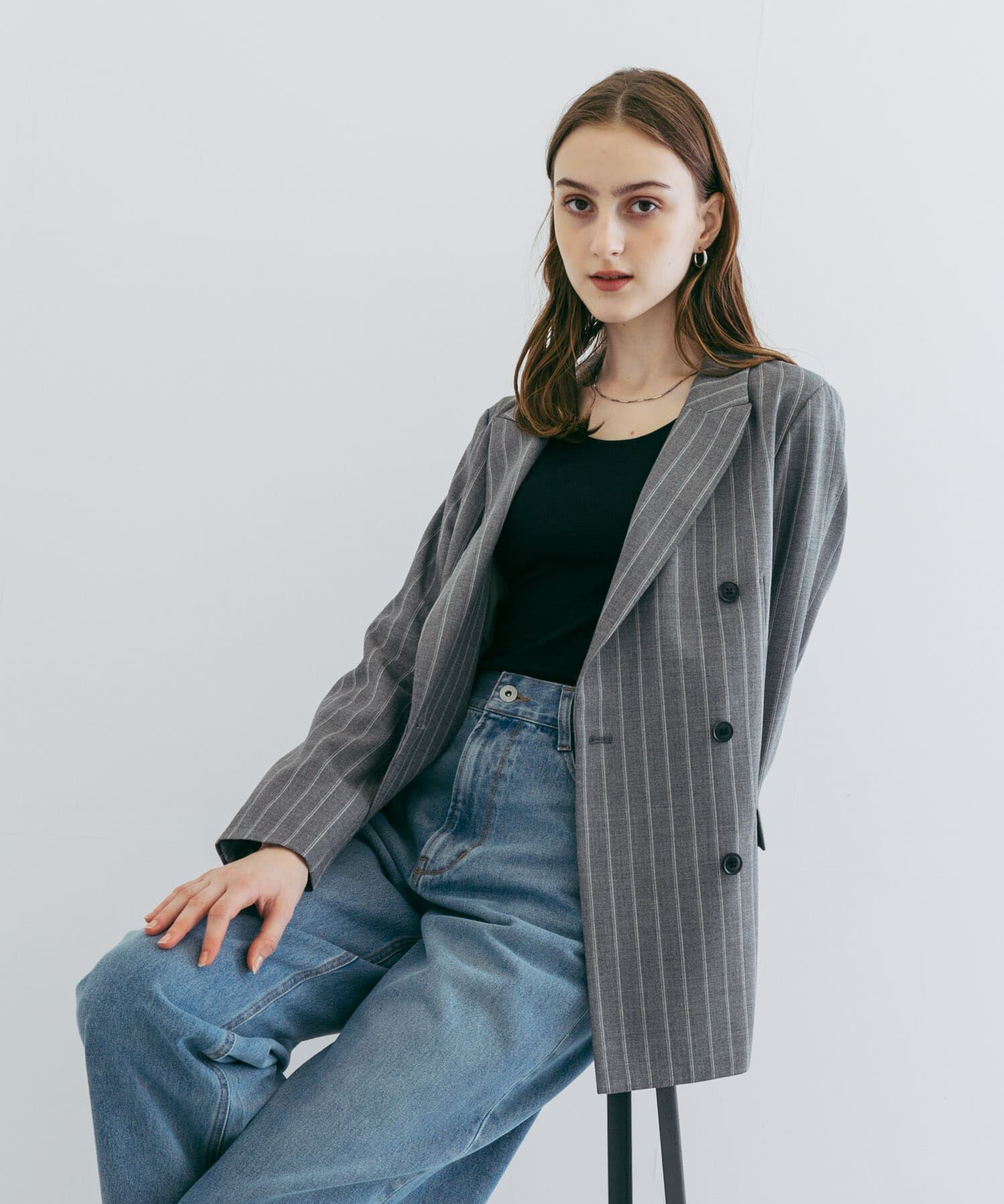 URBAN RESEARCH「『UR TECH』クルーネックロングTシャツ」|Tシャツ・カットソー|