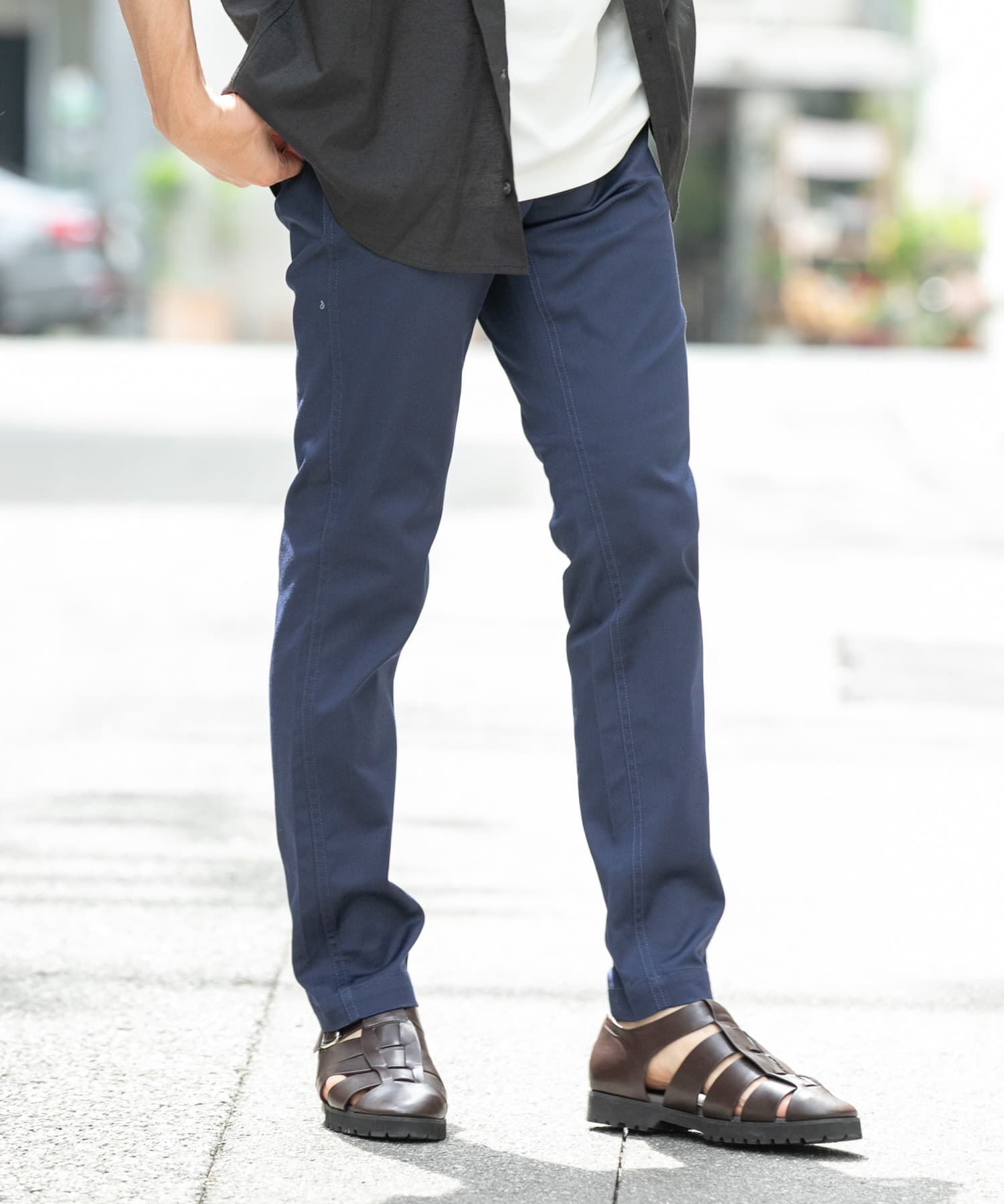 URBAN RESEARCH ROSSO「『SHORT(9分丈)ｻｲｽﾞ / XLｻｲｽﾞあり』ｽﾘﾑｽﾄﾚｯﾁﾃｰﾊﾟｰﾄﾞ」|その他|