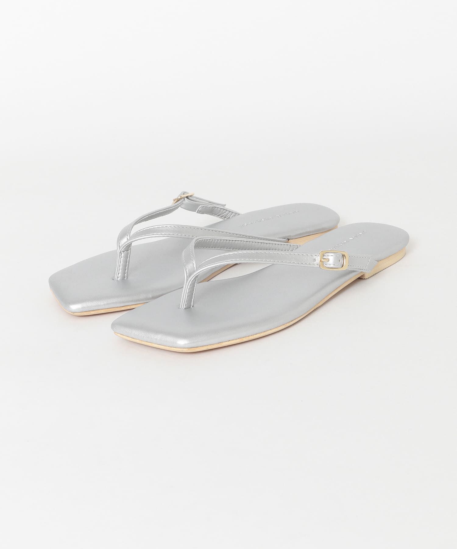 URBAN RESEARCH「スクエアトゥトングサンダル」|サンダル|