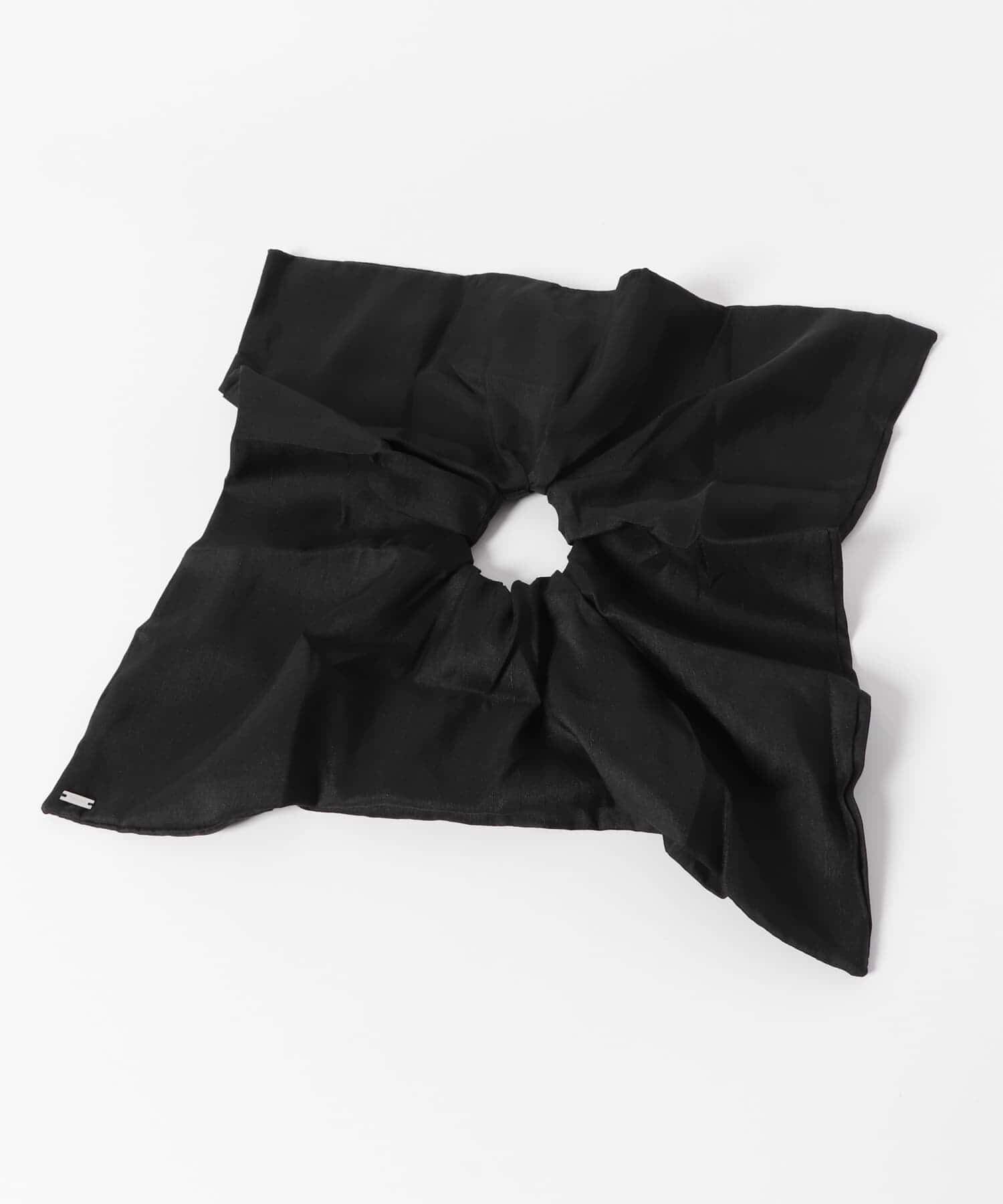 URBAN RESEARCH ROSSO「heyep　Silk Square Large Scrunchie」|ヘアゴム・シュシュ|ブラック