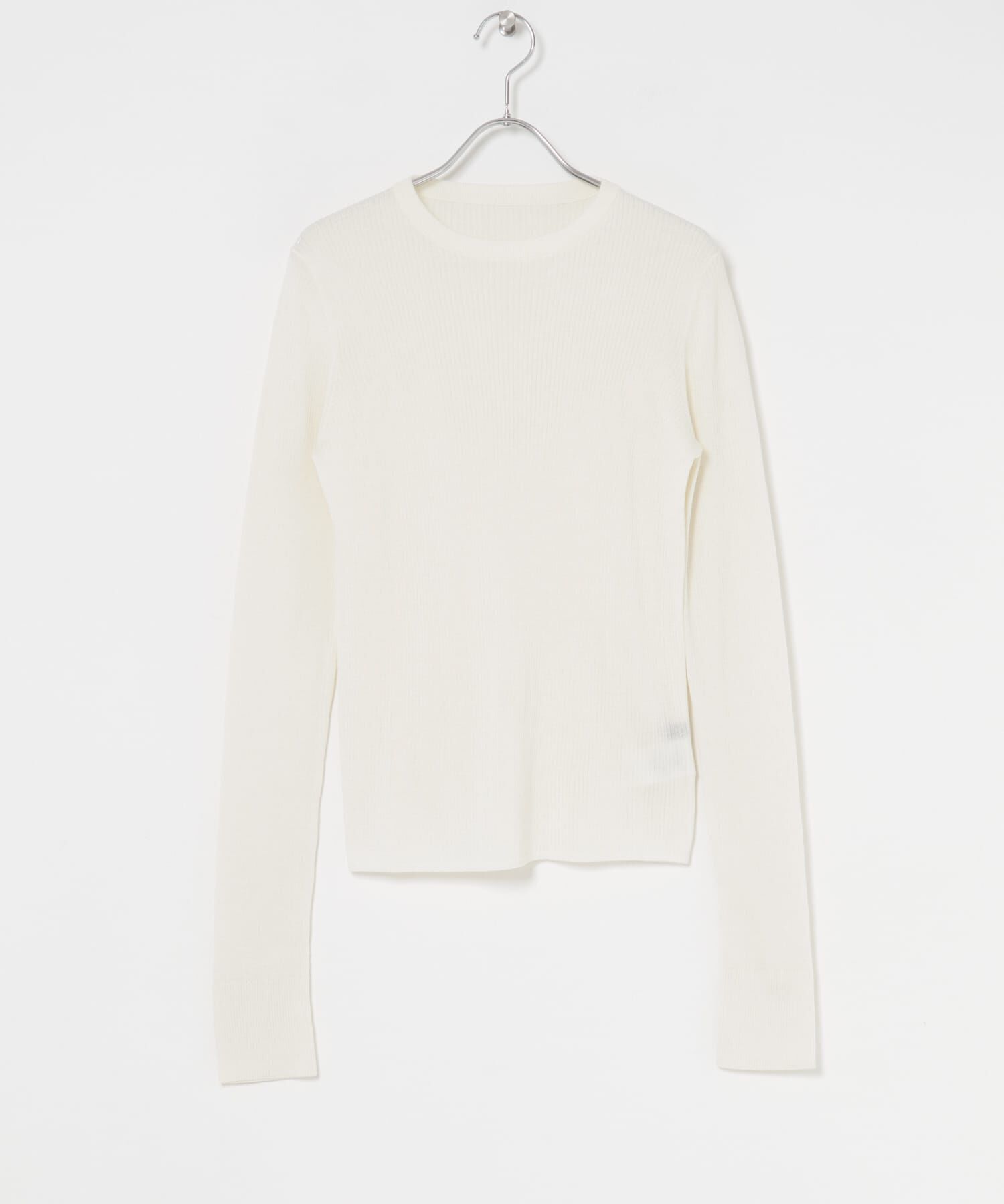 URBAN RESEARCH ROSSO「シルク混リブデザインニット」|ニット・セーター|