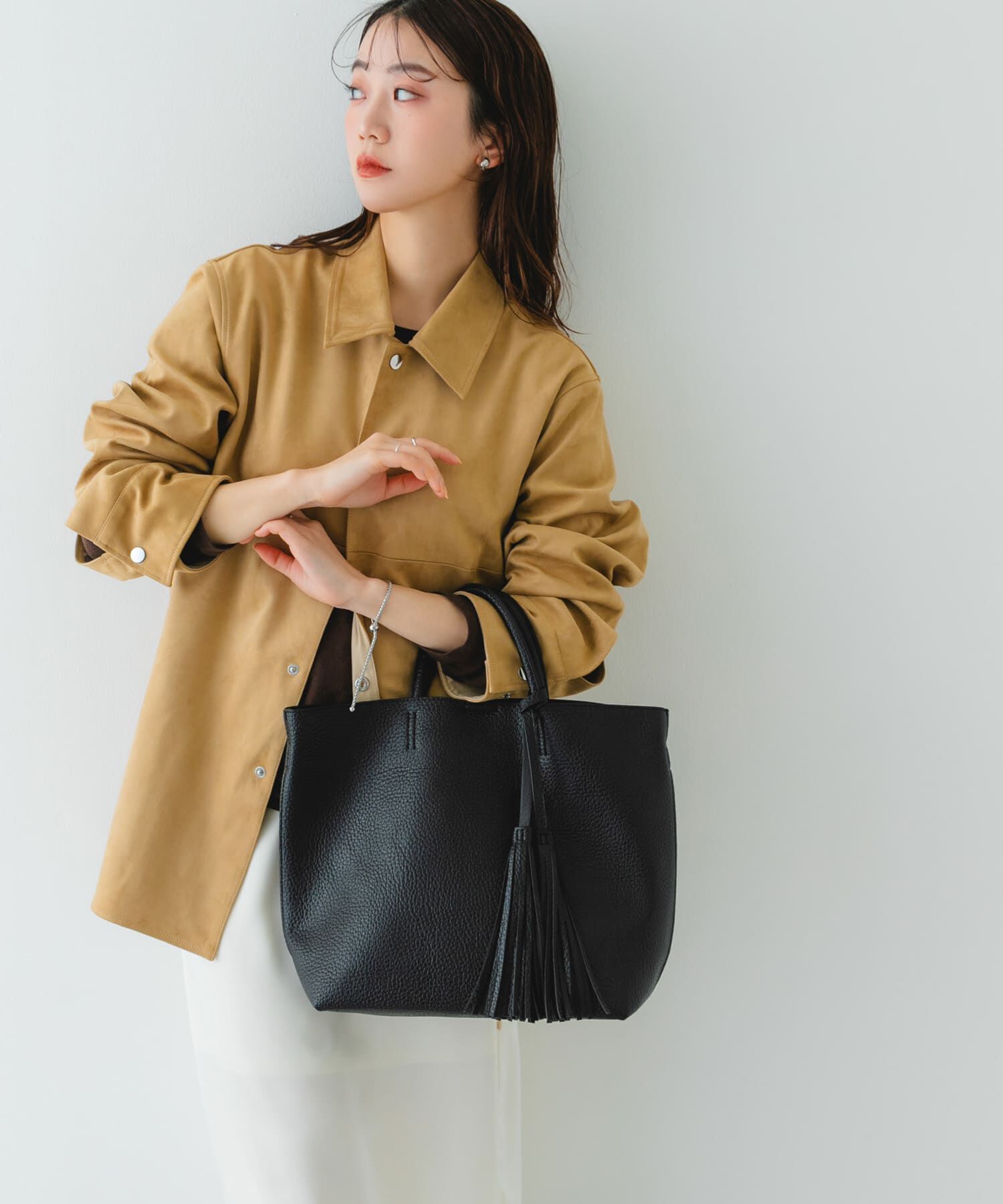 RODE SKO「タッセル軽量2WAYシンプルトートバッグ」|トートバッグ|