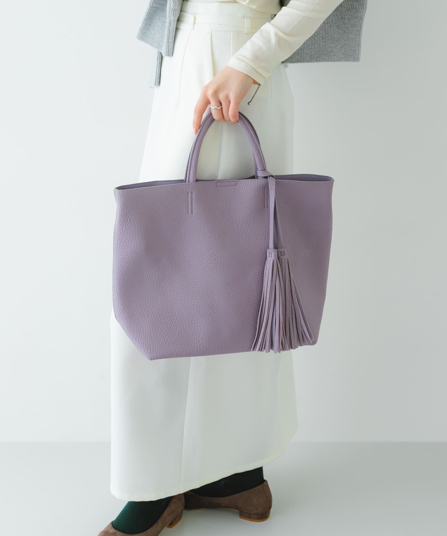 RODE SKO「タッセル軽量2WAYシンプルトートバッグ」|トートバッグ|