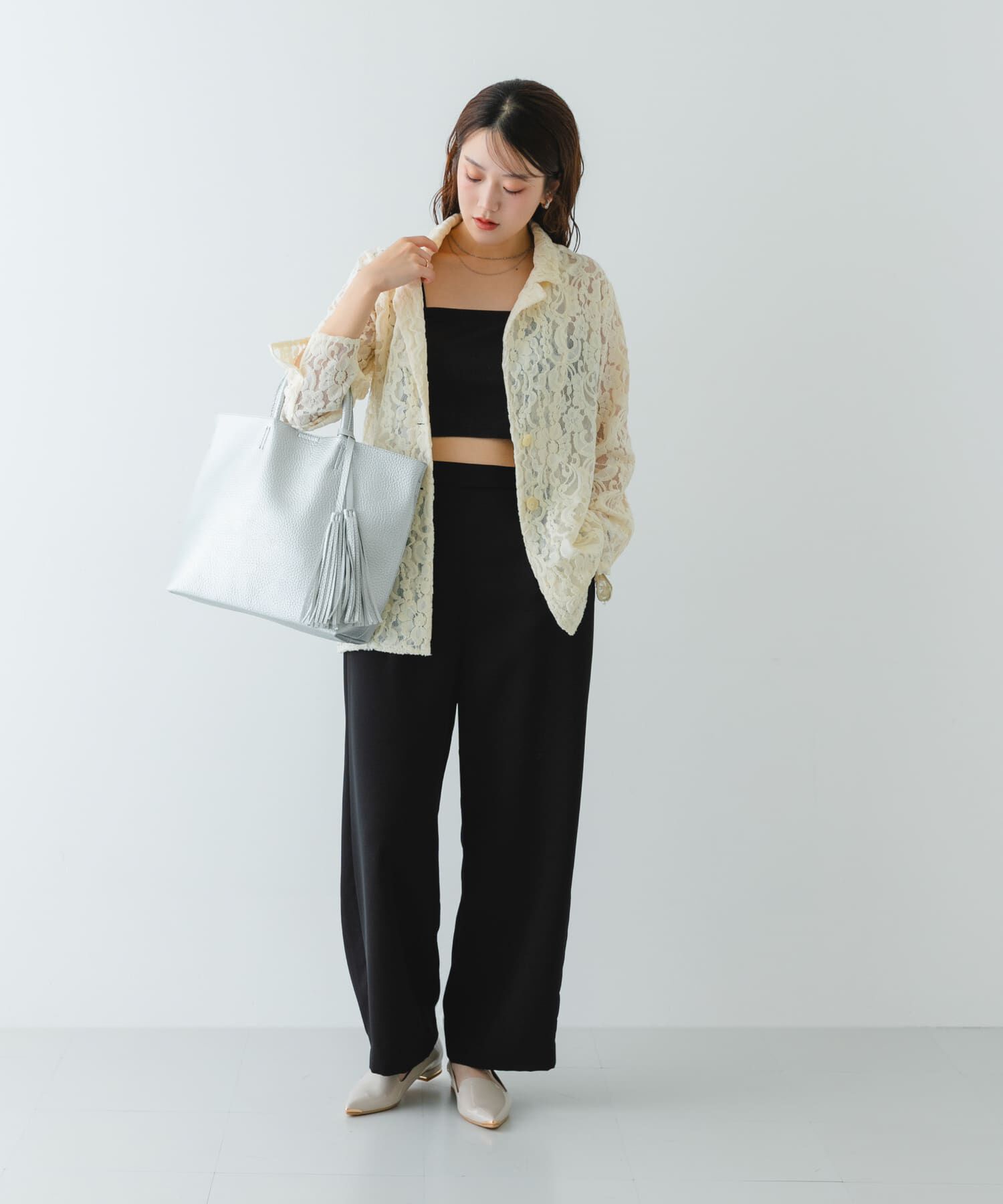 RODE SKO「タッセル軽量2WAYシンプルトートバッグ」|トートバッグ|