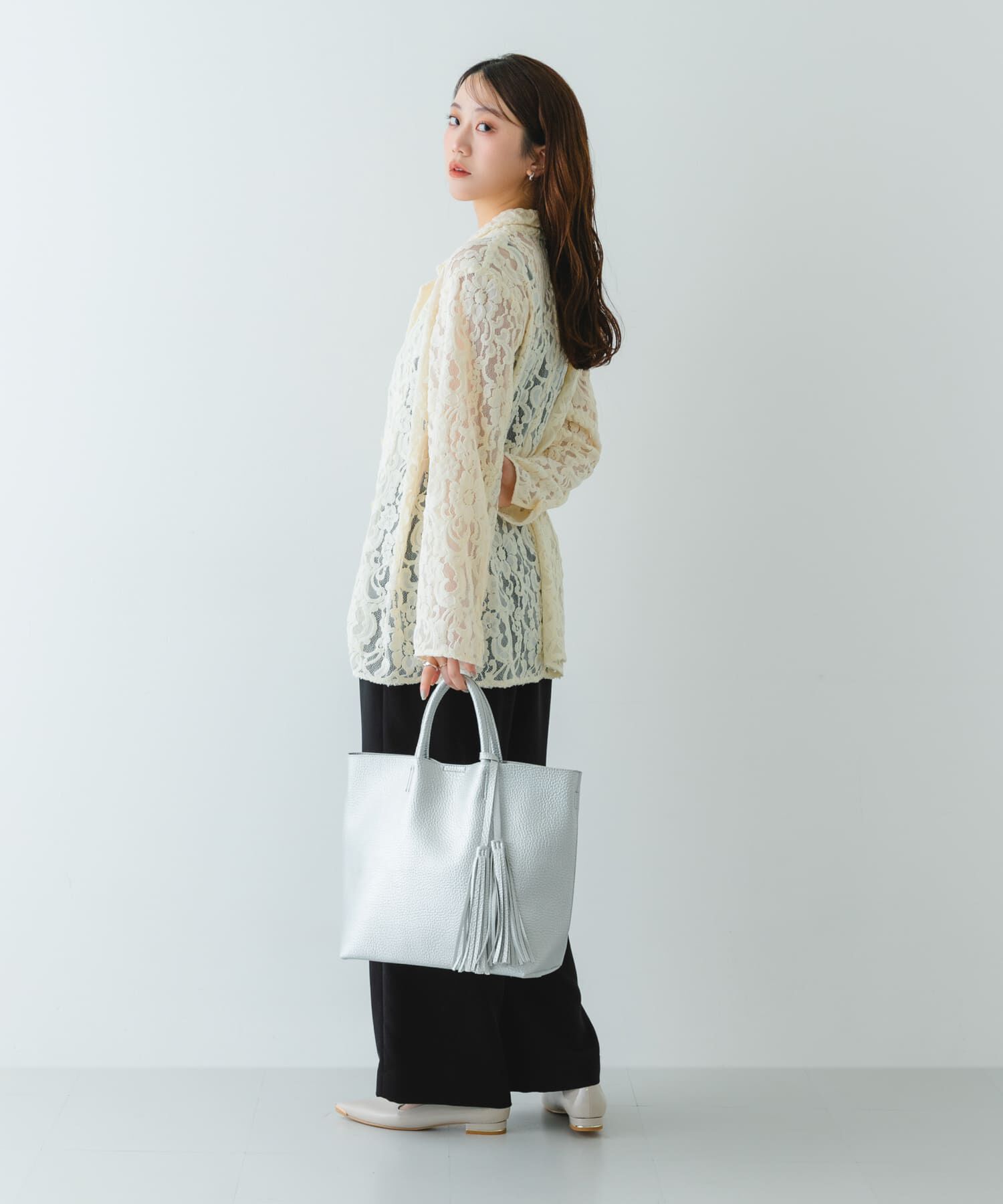 RODE SKO「タッセル軽量2WAYシンプルトートバッグ」|トートバッグ|