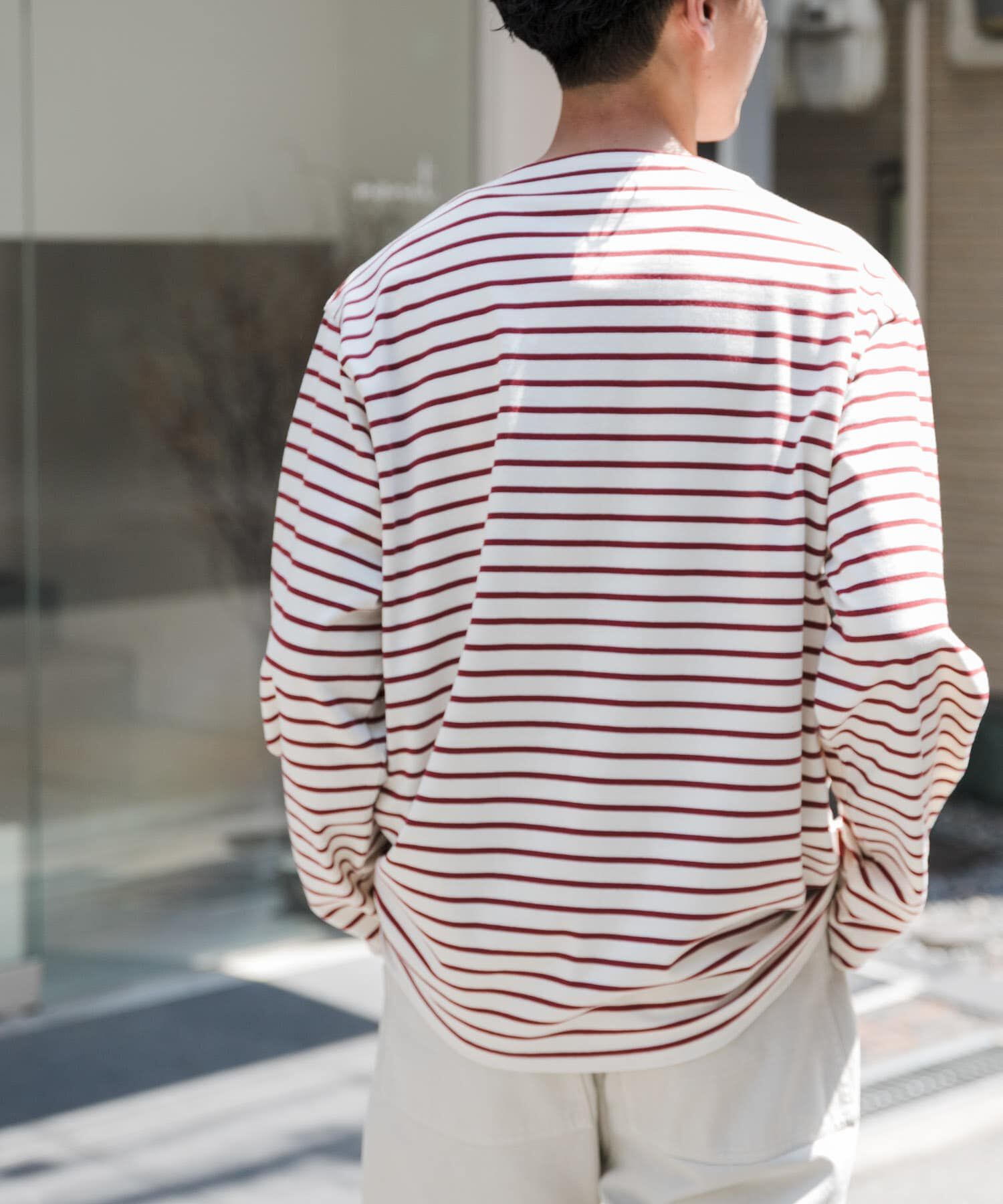 URBAN RESEARCH DOORS「FORK&SPOON　ボートネックボーダー」|Tシャツ・カットソー|