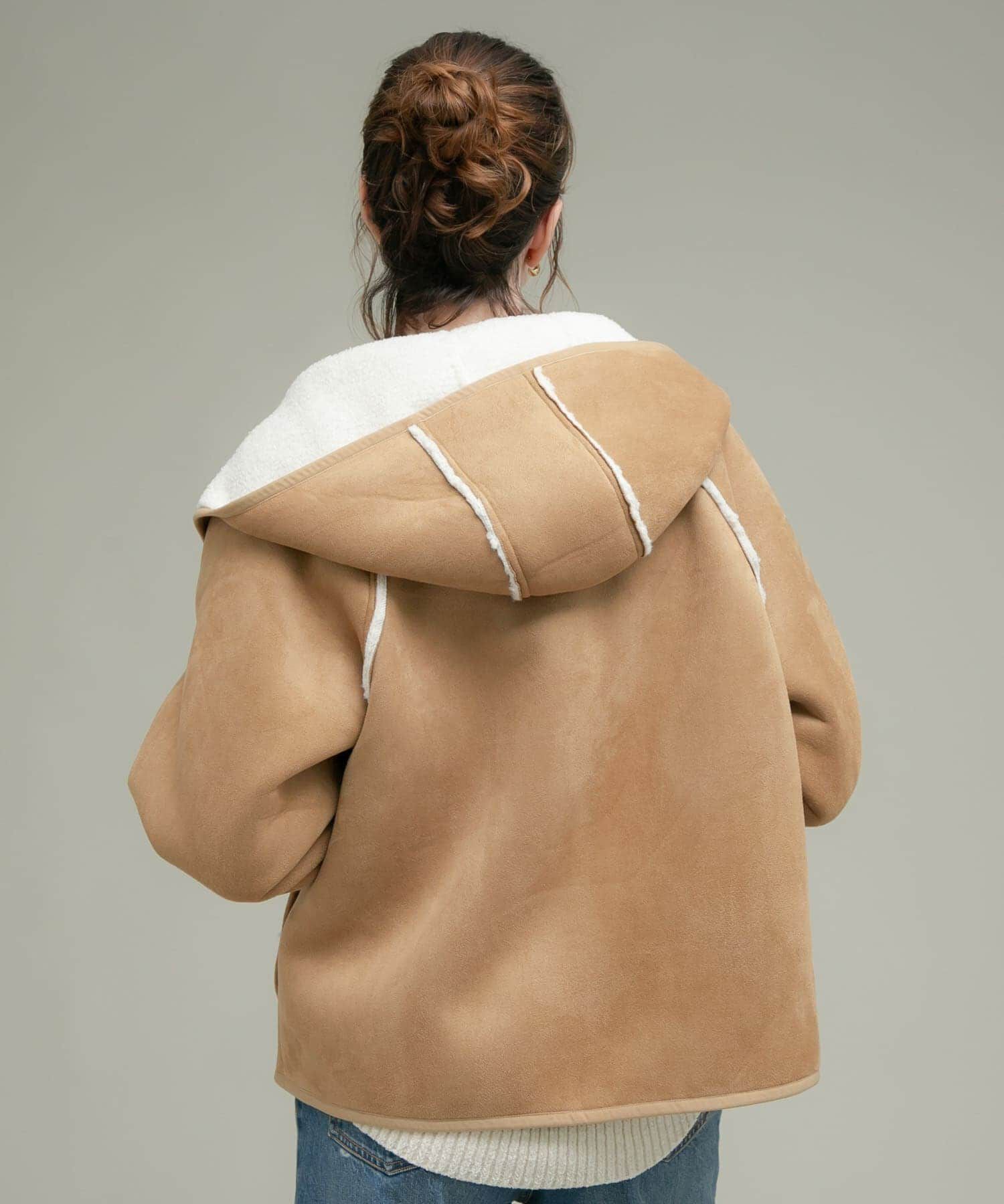 Sonny Label 「ムートンリバーシブルフーディーコート」|その他|