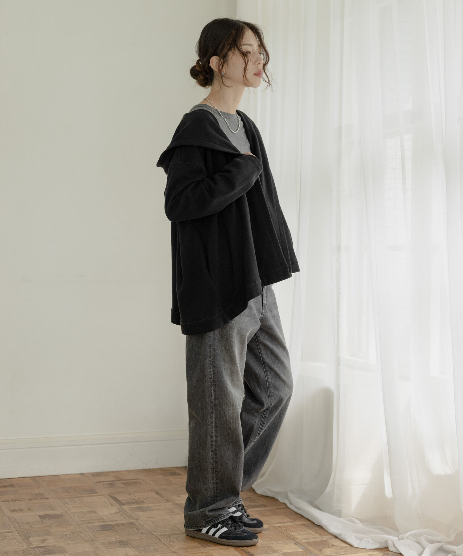 Sonny Label 「裏毛フーディーカーディガン」|カーディガン|