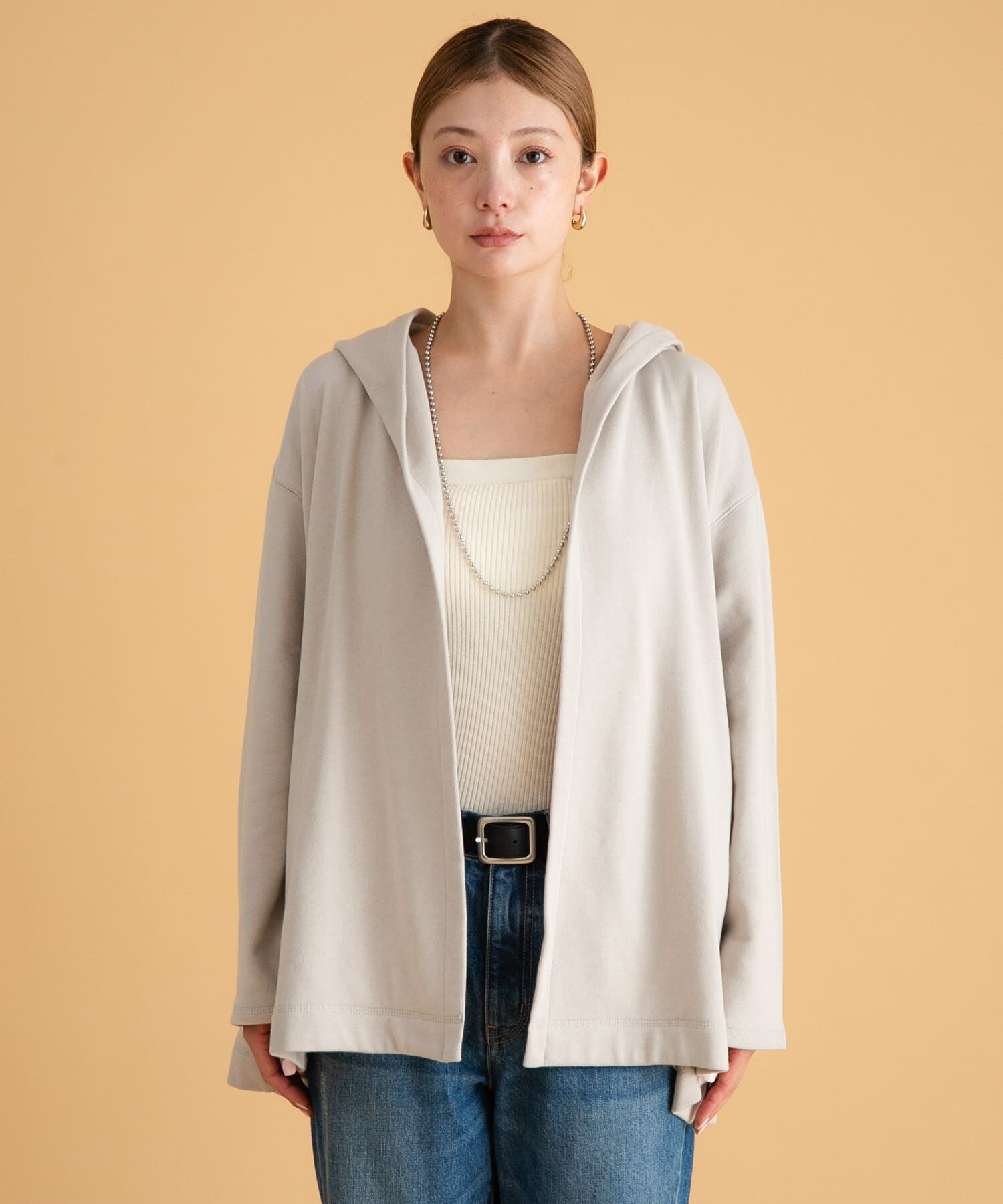 Sonny Label 「裏毛フーディーカーディガン」|カーディガン|