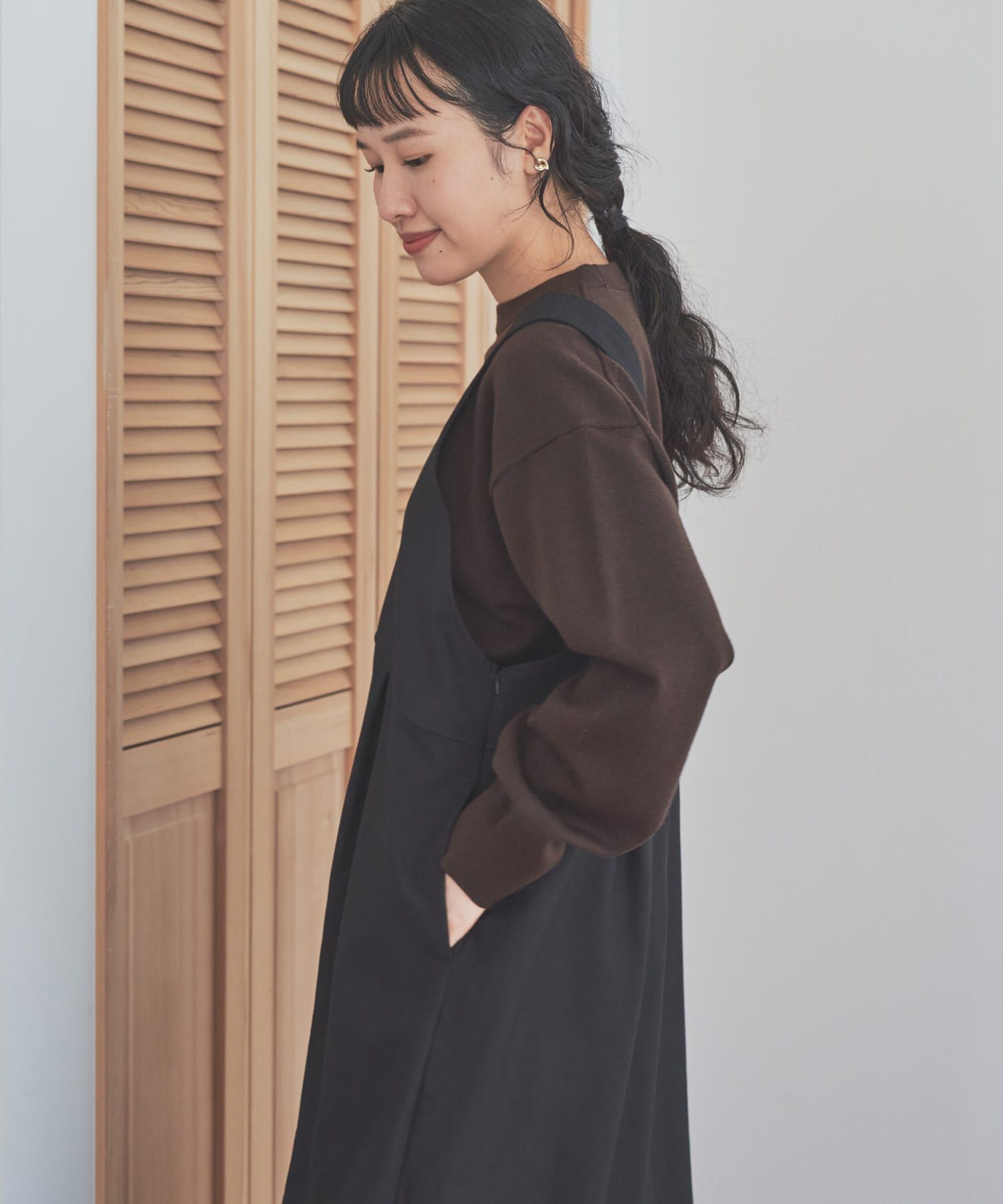 URBAN RESEARCH DOORS「『仁村紗和さん着用』『UR TECH 200日ﾆｯﾄ』ｽｳｪｯﾄﾗｲｸﾌﾟﾙｵｰ  」|ニット・セーター|