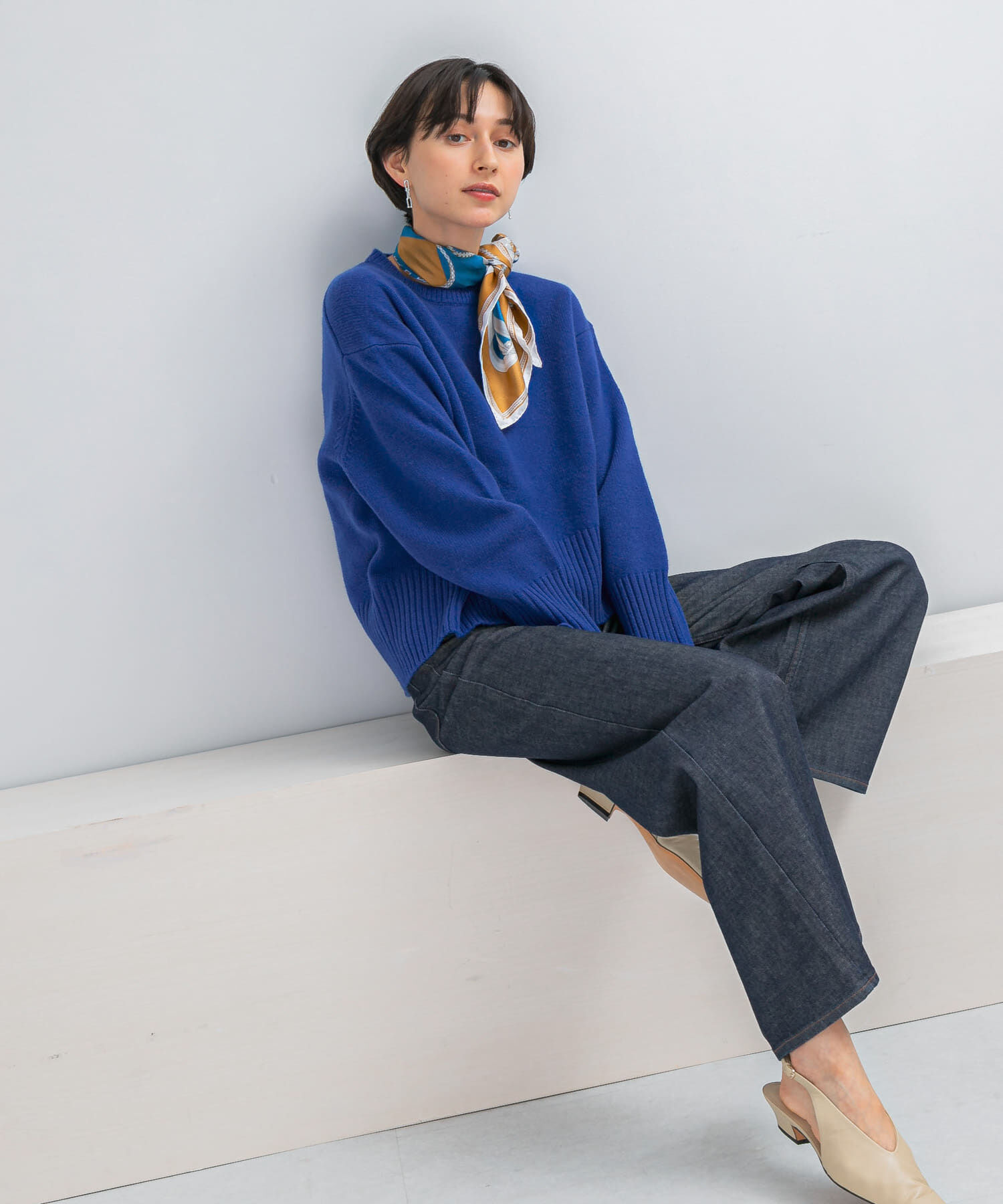 URBAN RESEARCH ROSSO「『WEB/一部店舗限定』エクストラファインシームデザインニット」|ニット・セーター|