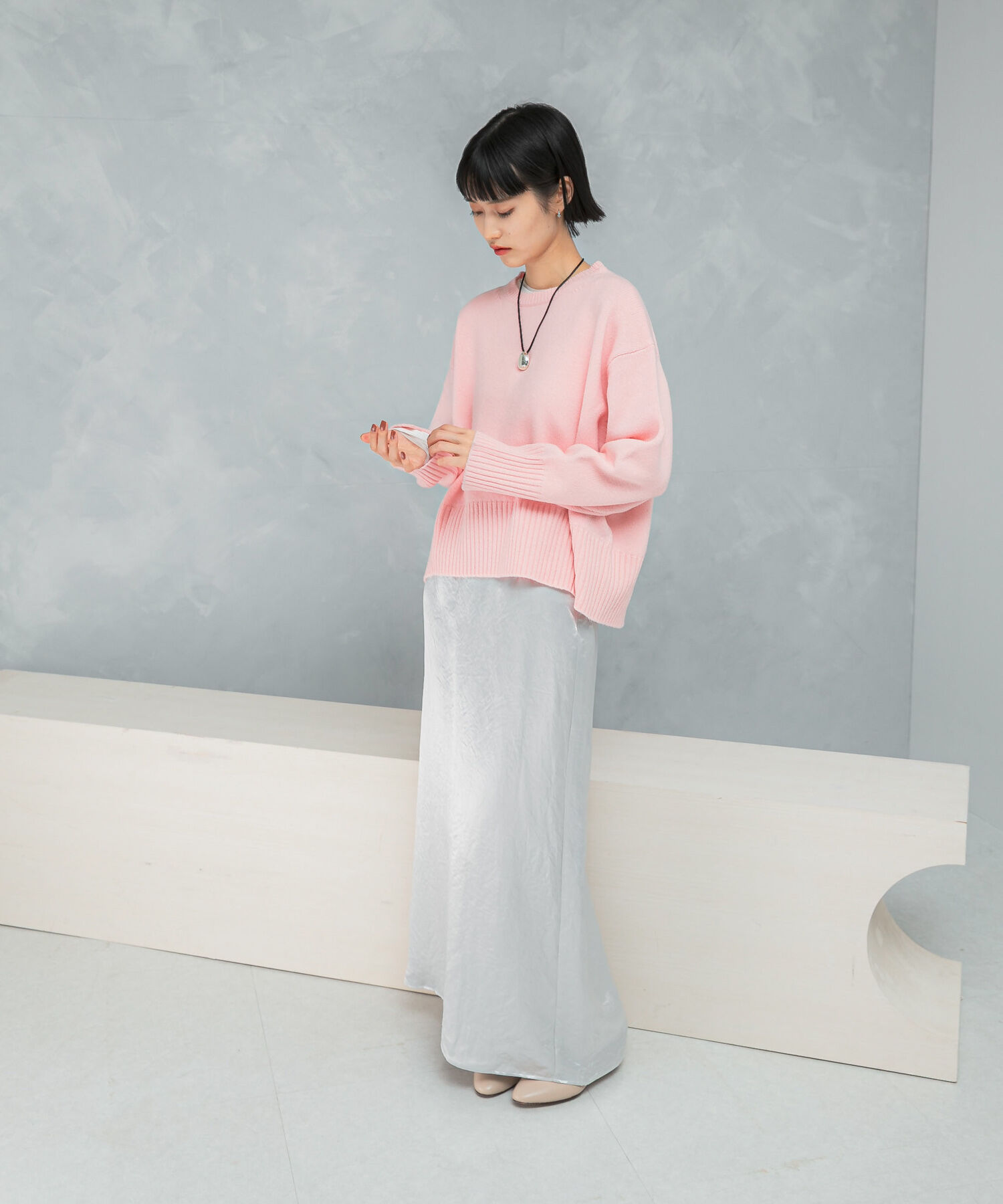 URBAN RESEARCH ROSSO「『WEB/一部店舗限定』エクストラファインシームデザインニット」|ニット・セーター|