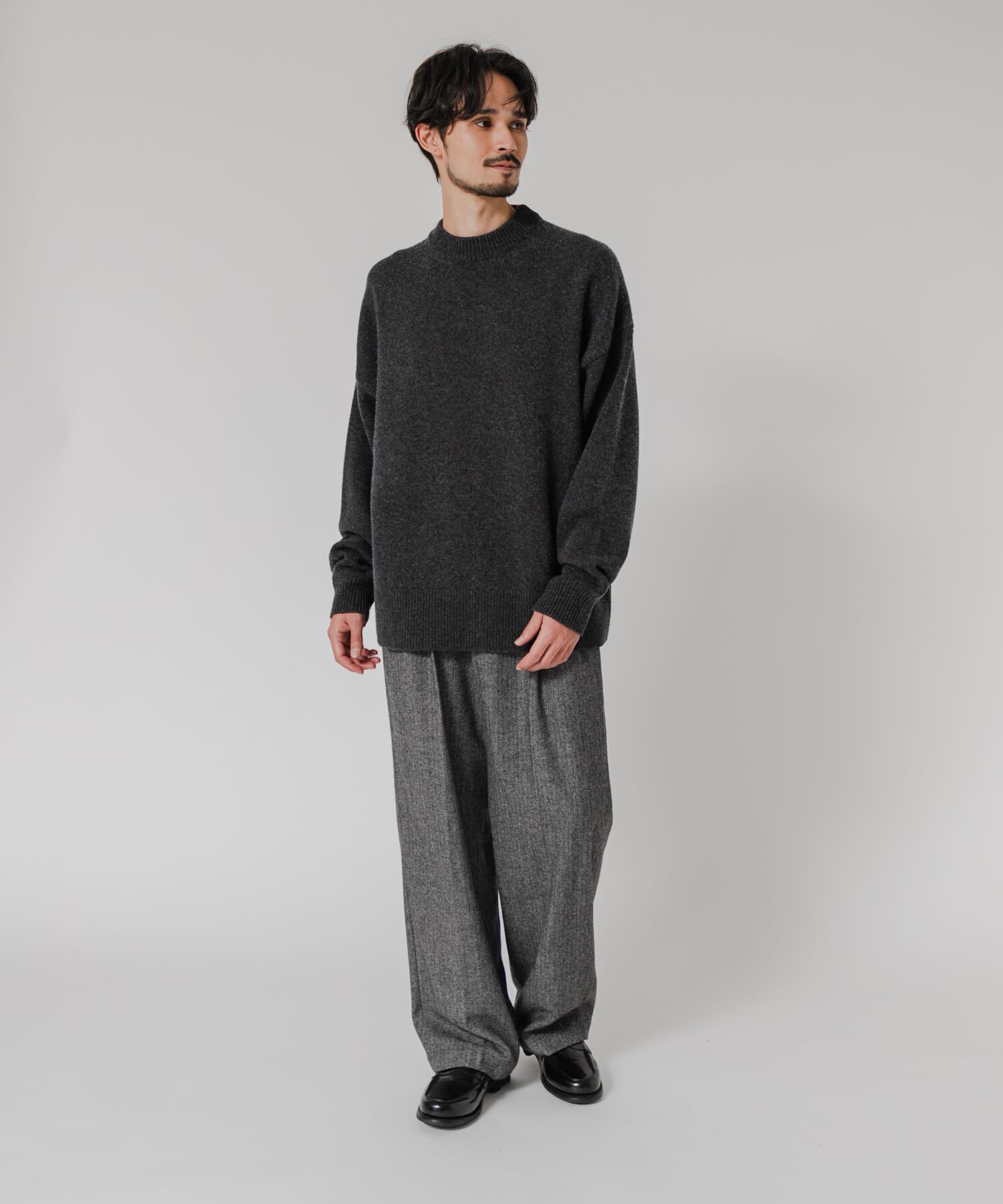 URBAN RESEARCH「new basic　WOOL CASHMERE CHUNKY SWEATER」|ニット・セーター|