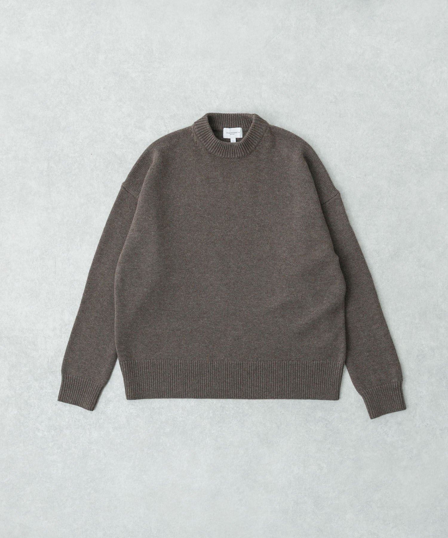 URBAN RESEARCH「new basic　WOOL CASHMERE CHUNKY SWEATER」|ニット・セーター|ブラウン