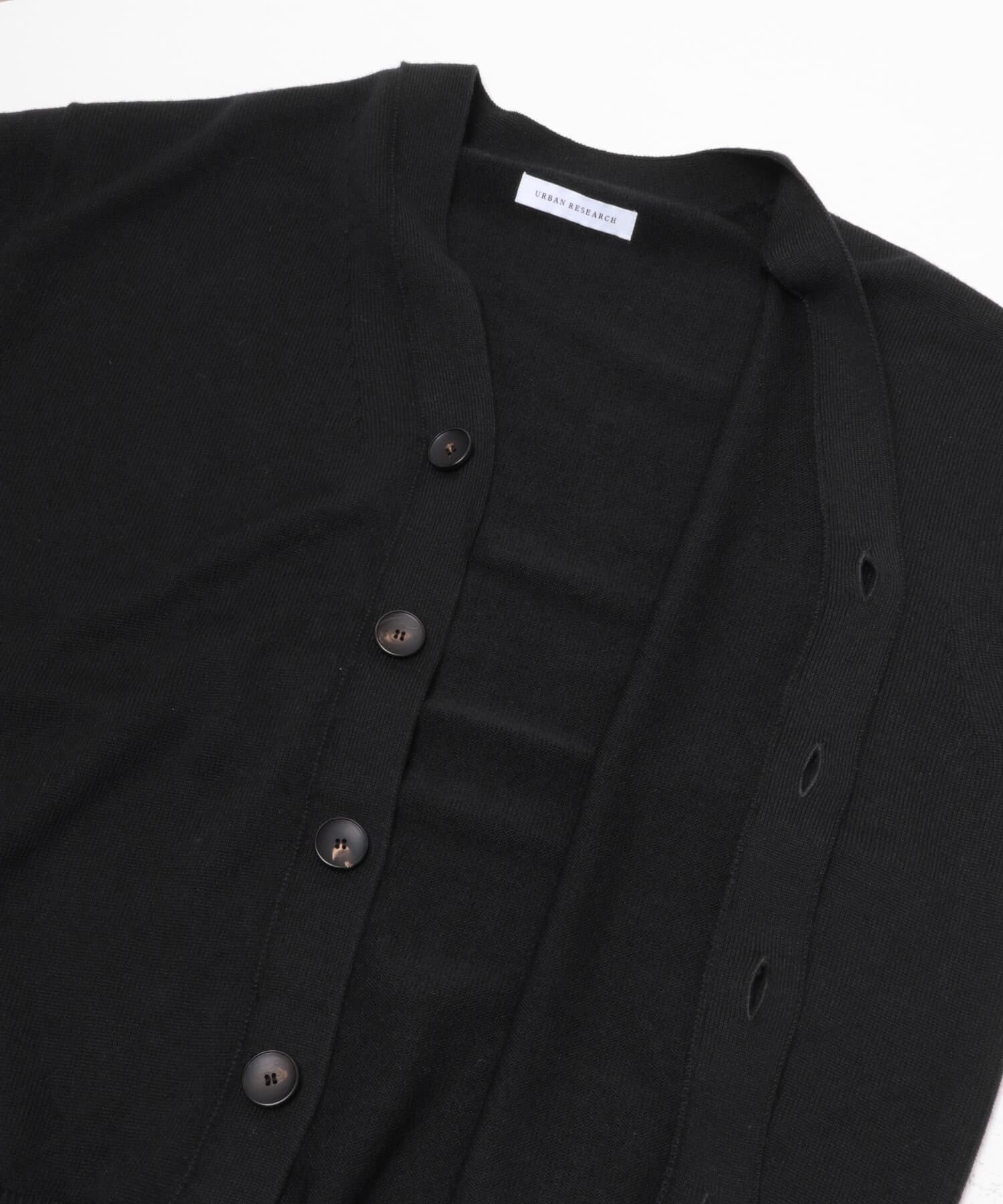 URBAN RESEARCH「CASH FEEL W/MID CARDIGAN」|カーディガン|