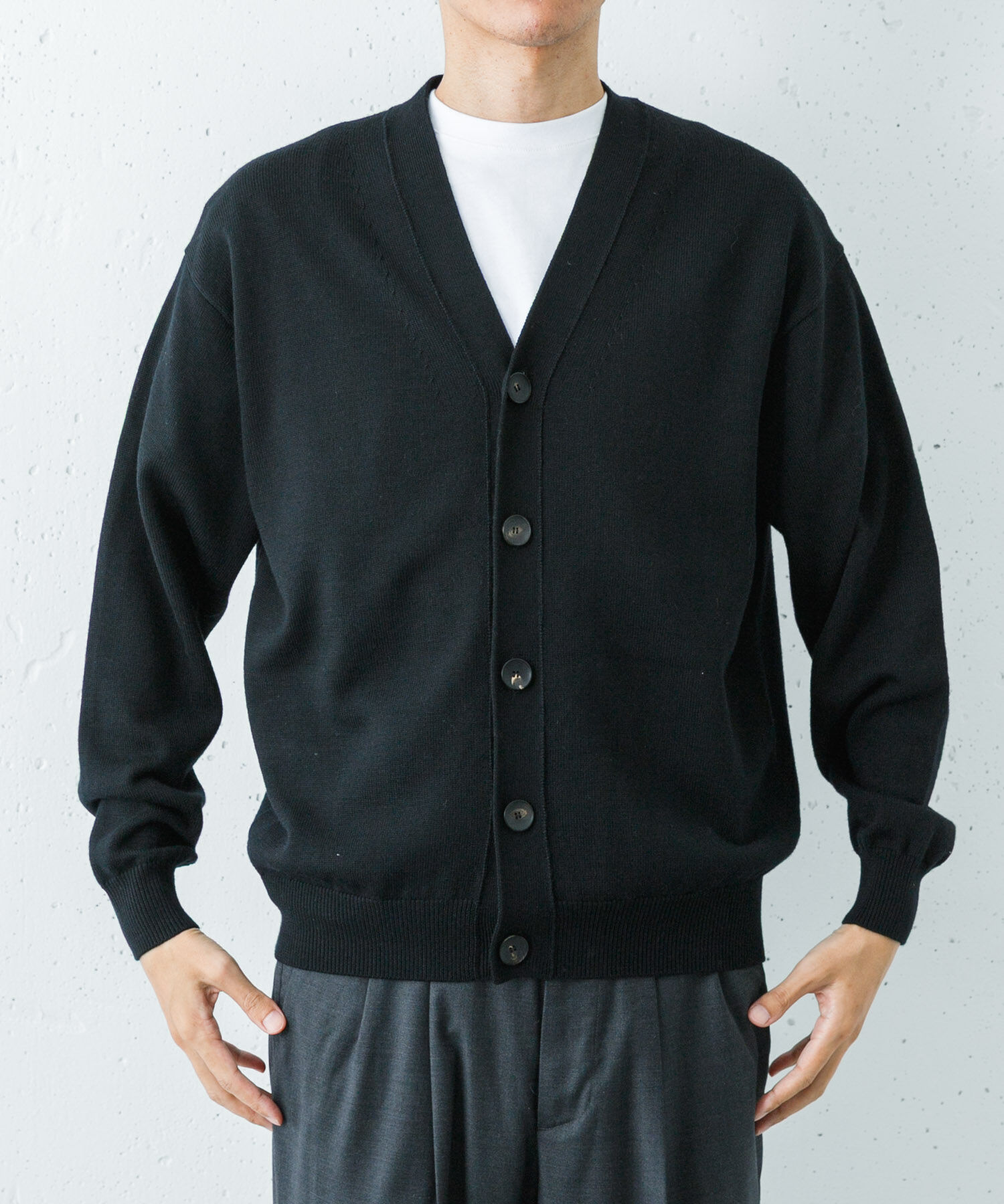 URBAN RESEARCH「CASH FEEL W/MID CARDIGAN」|カーディガン|
