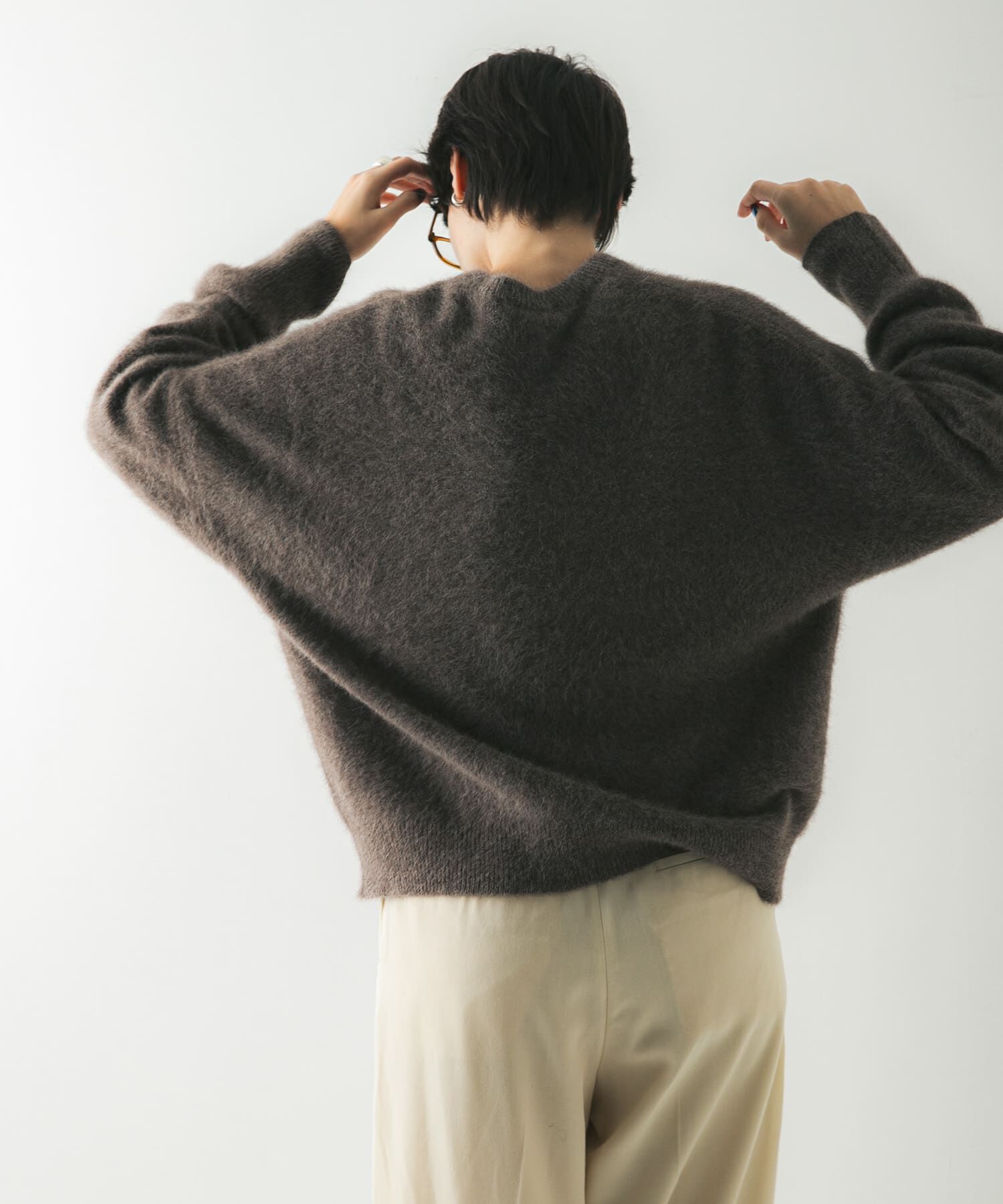 URBAN RESEARCH「FOX/CASHMEREルーズニット」|ニット・セーター|