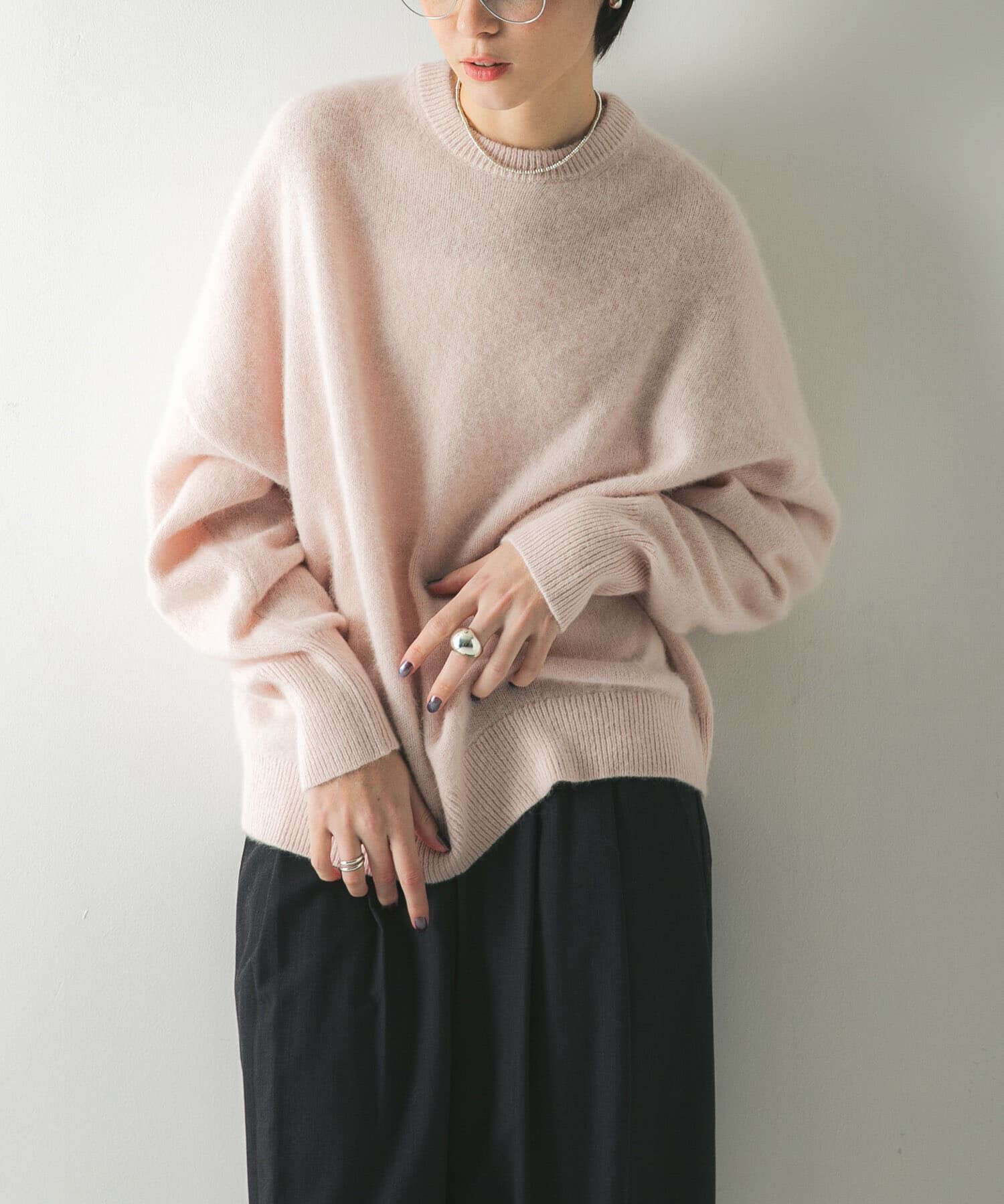 URBAN RESEARCH「FOX/CASHMEREルーズニット」|ニット・セーター|