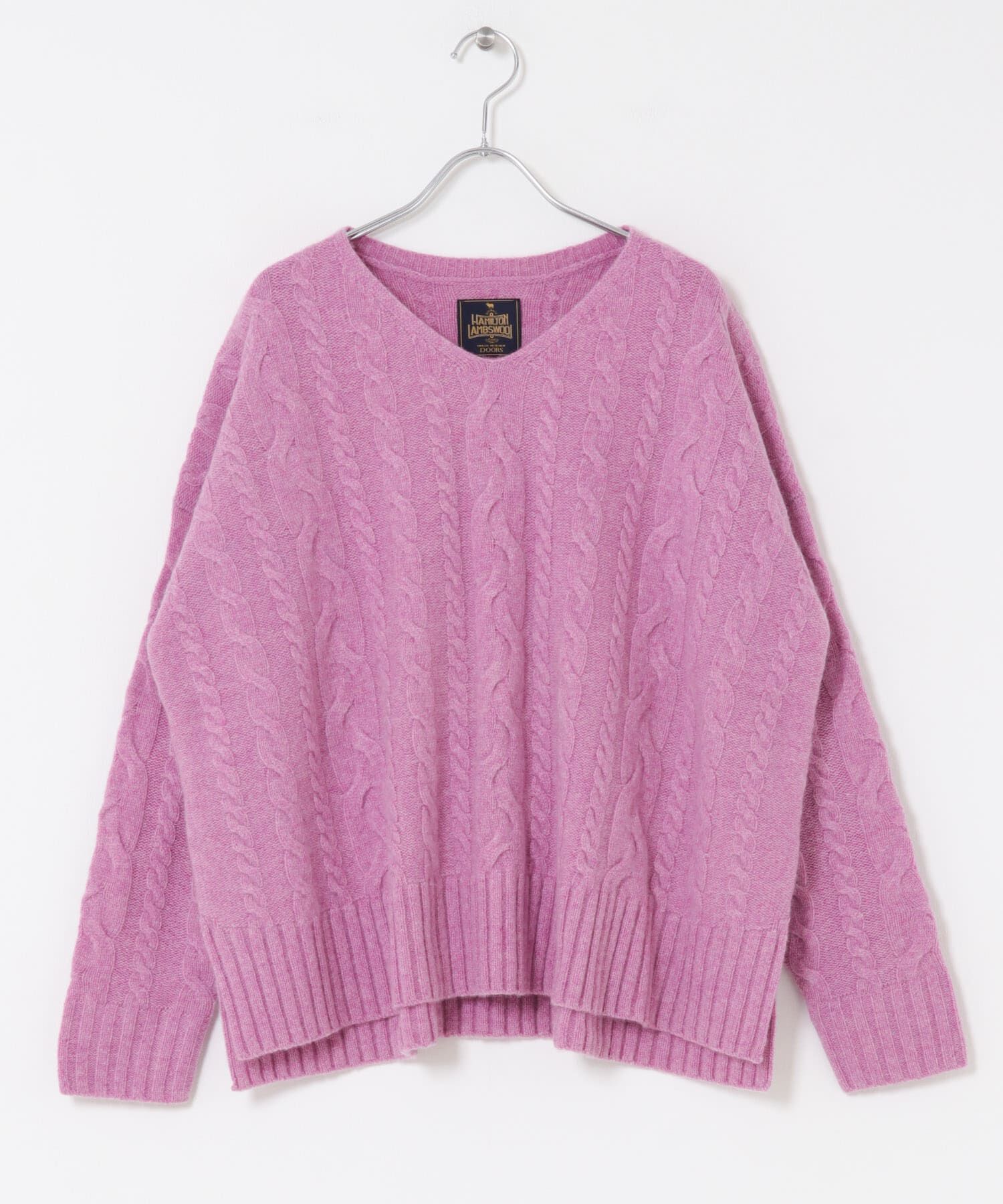 URBAN RESEARCH DOORS「ハミルトンウールアラン柄プルオ-バー」|ニット・セーター|